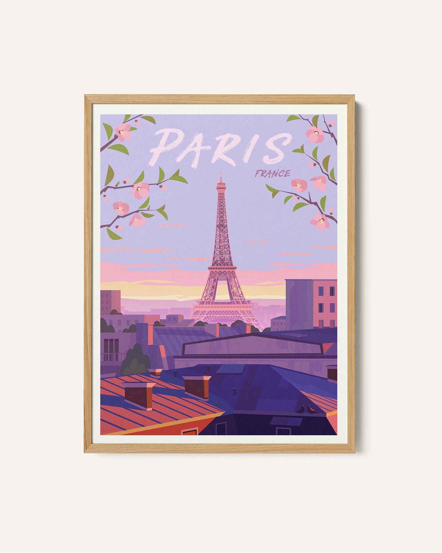Paris Travel Poster Print