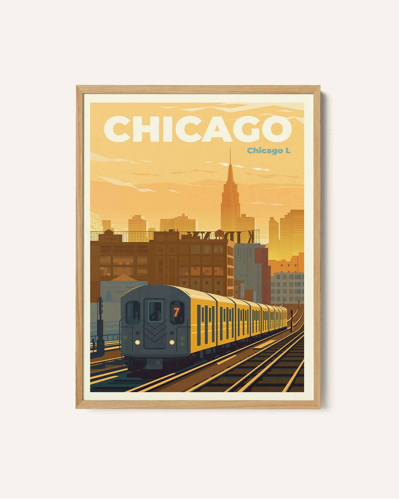 Chicago Travel Poster Print