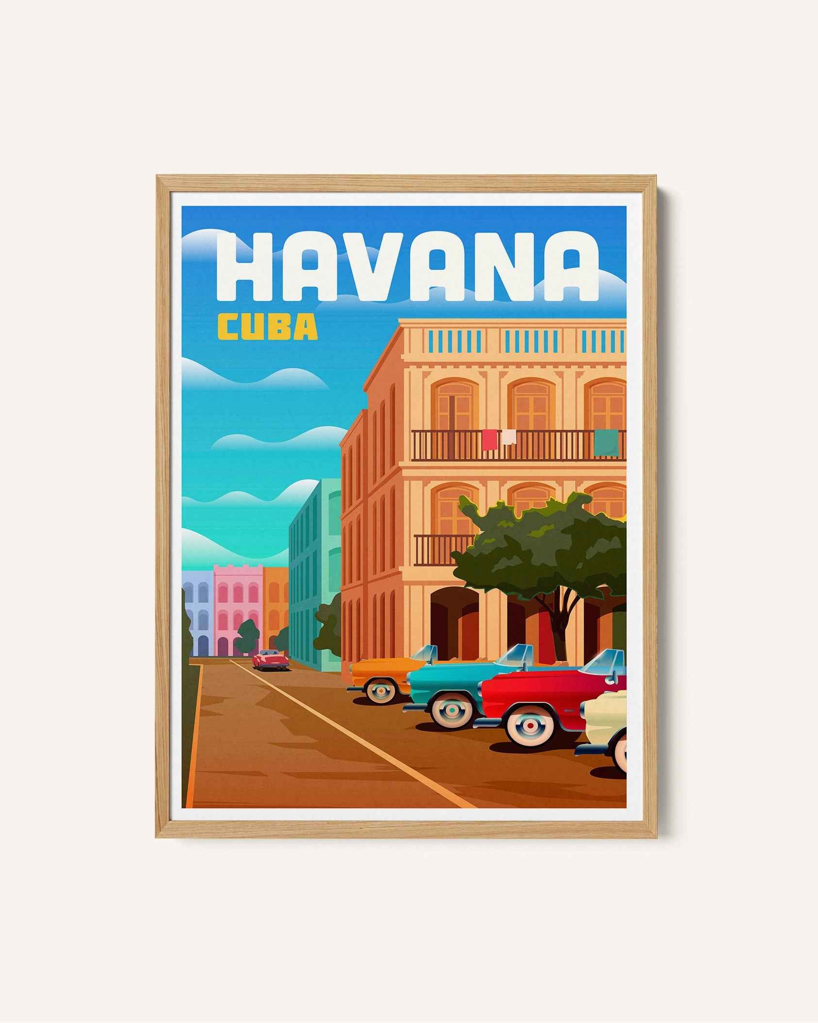Havana Travel Poster Print