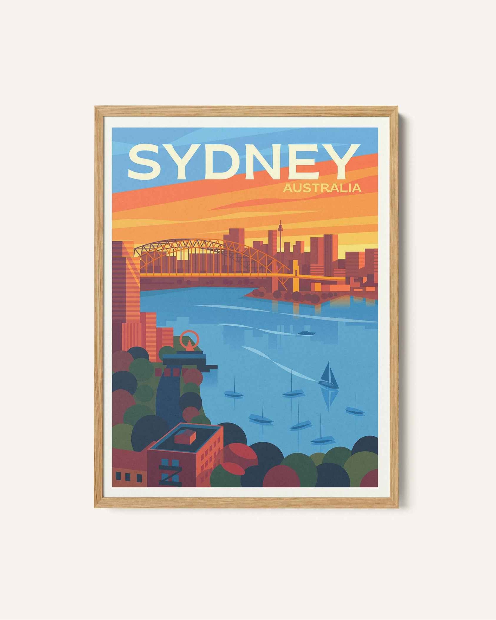 Australia Travel Poster Print