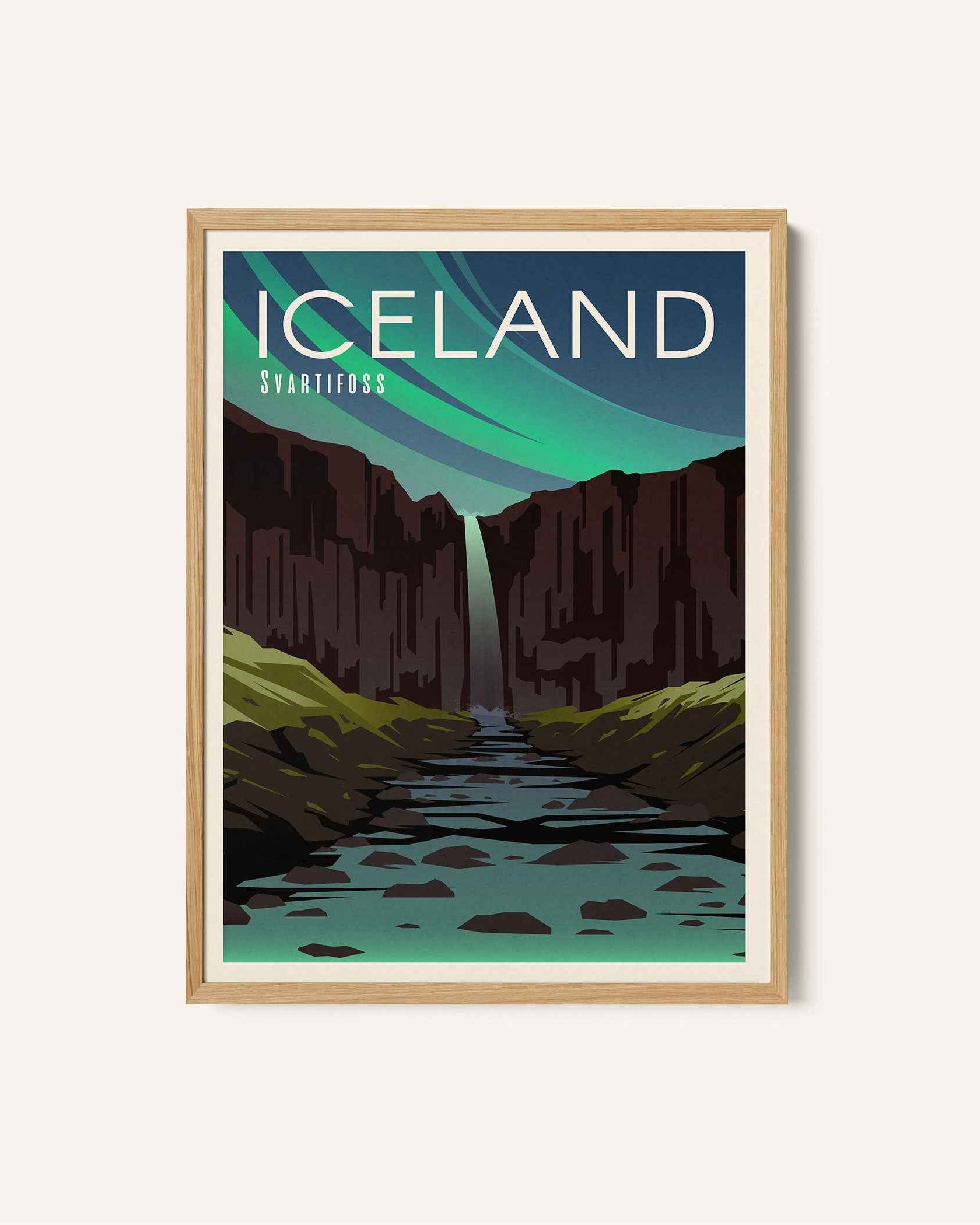 Iceland Travel Poster Print