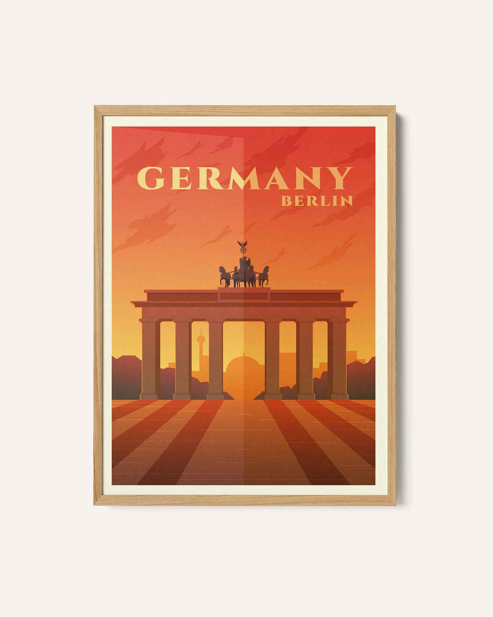 Germany Travel Poster Print