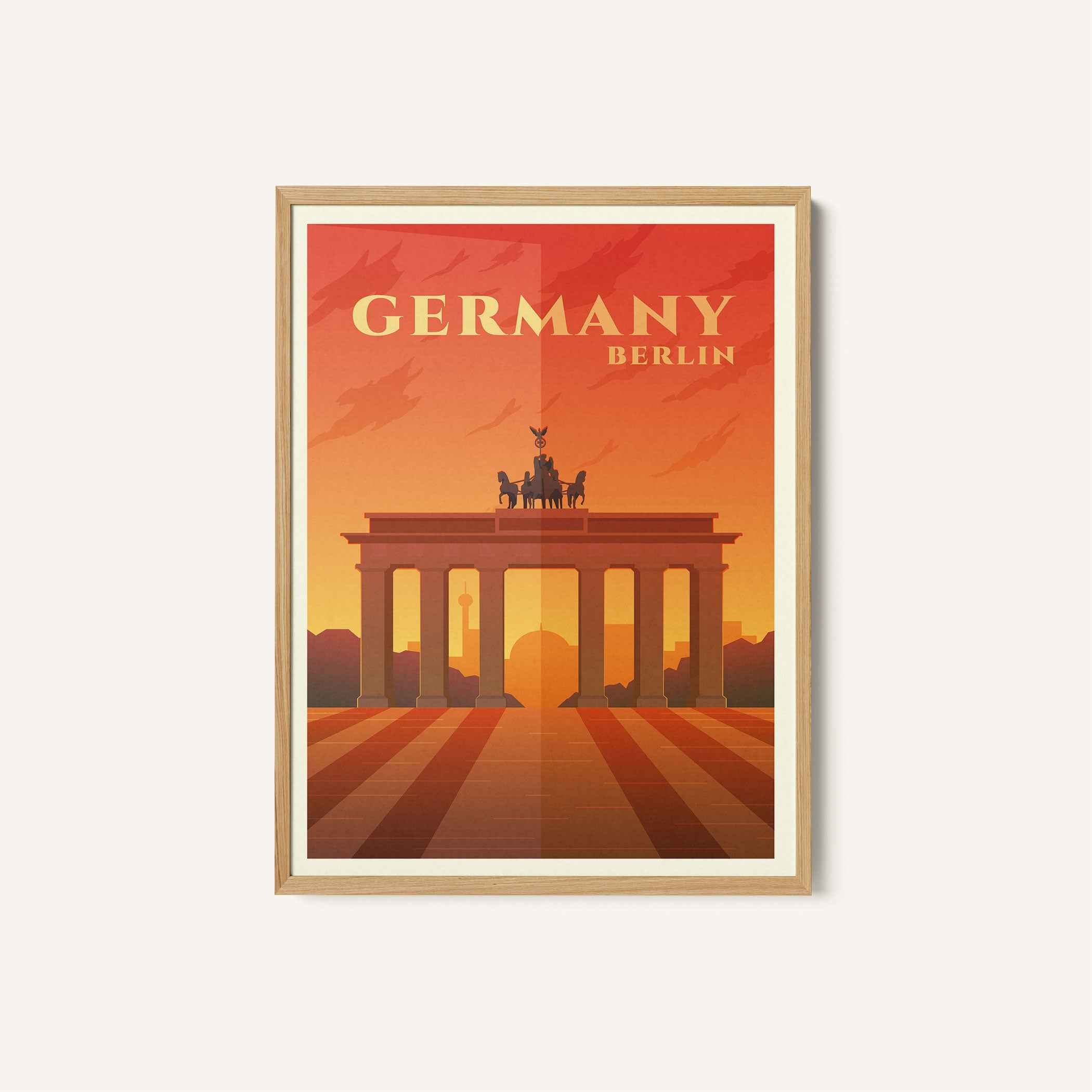 Germany Travel Poster Print