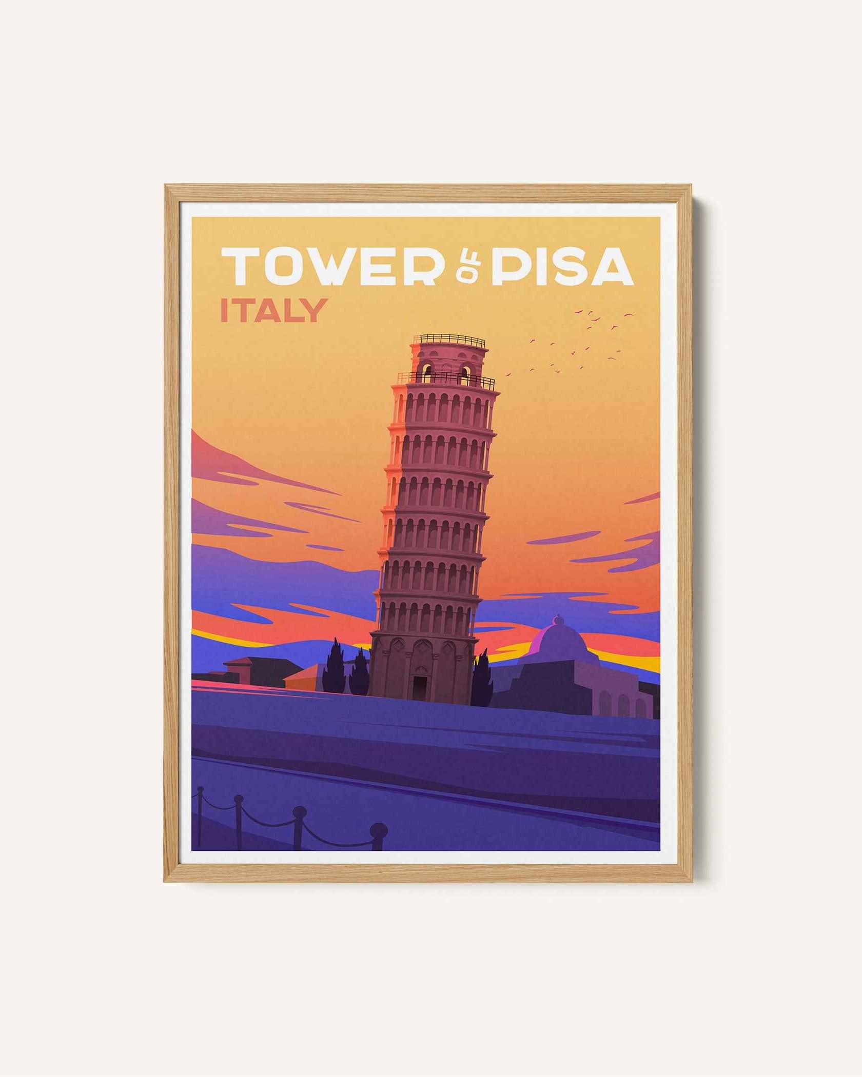 Italy Travel Poster Print