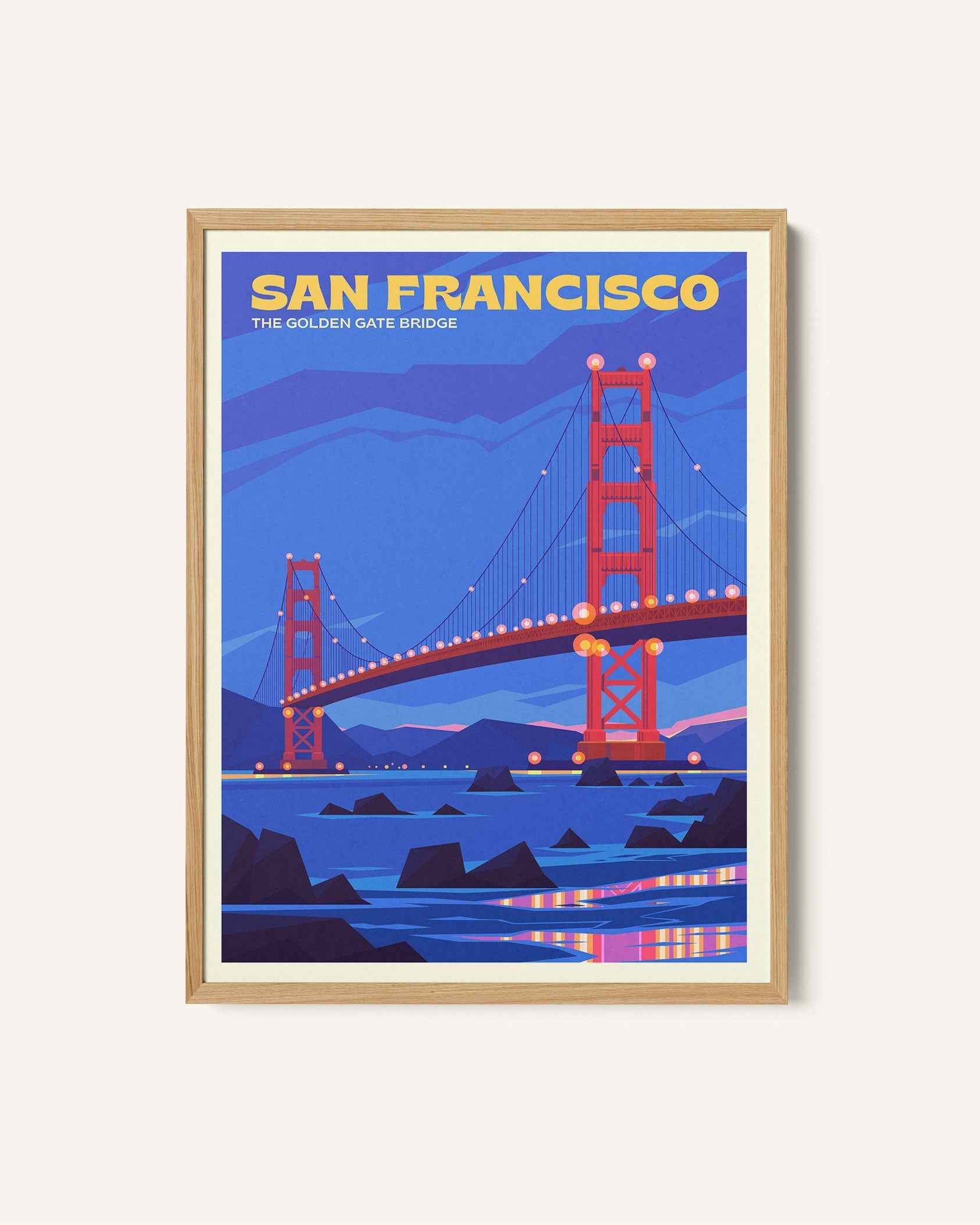 San Francisco Travel Poster Print