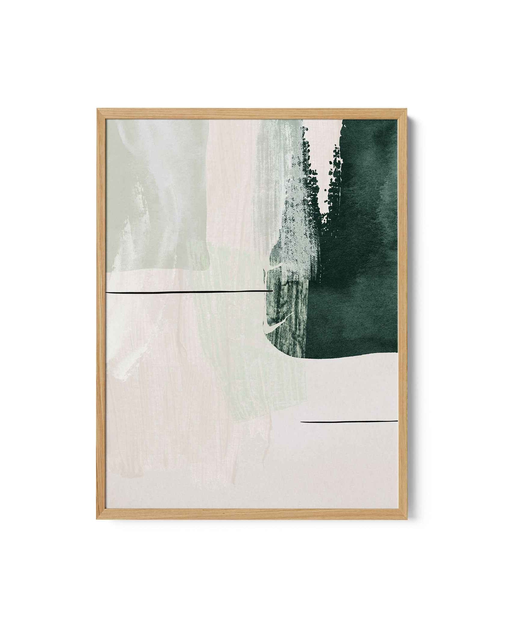 Abstract Shapes in Green-2