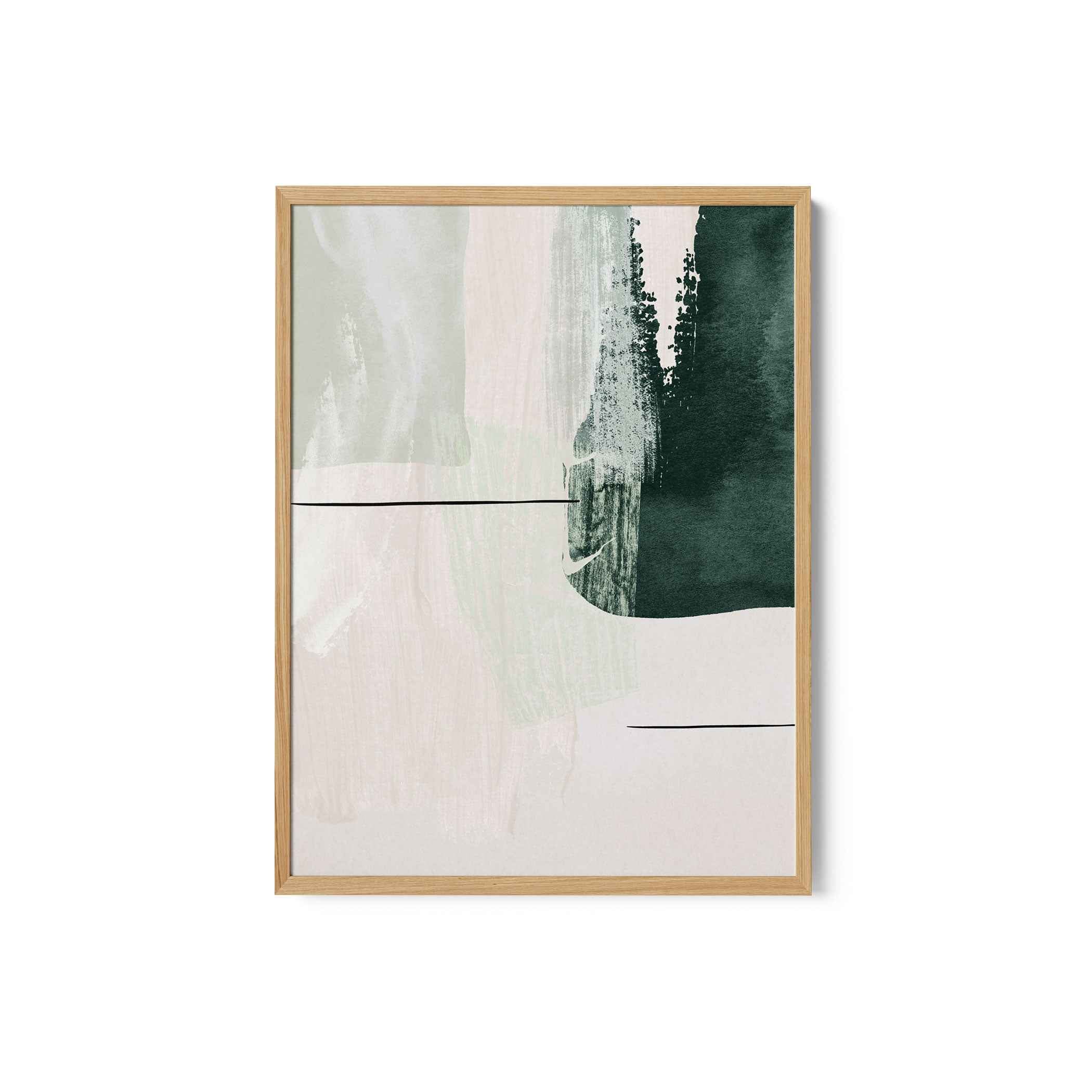 Abstract Shapes in Green-2