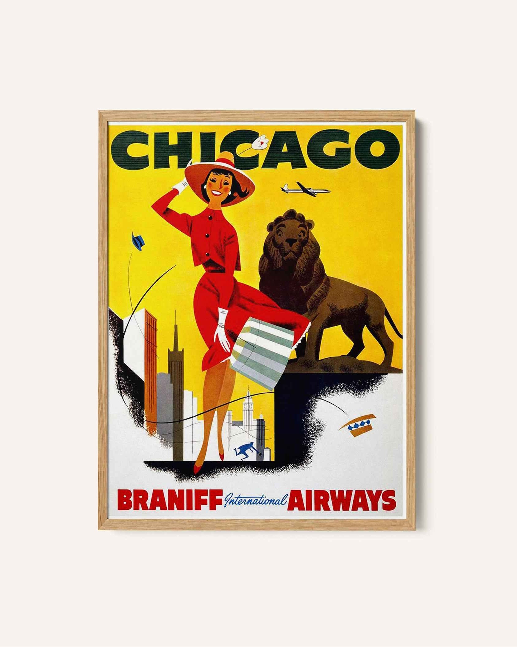 Braniff Travel Poster Print