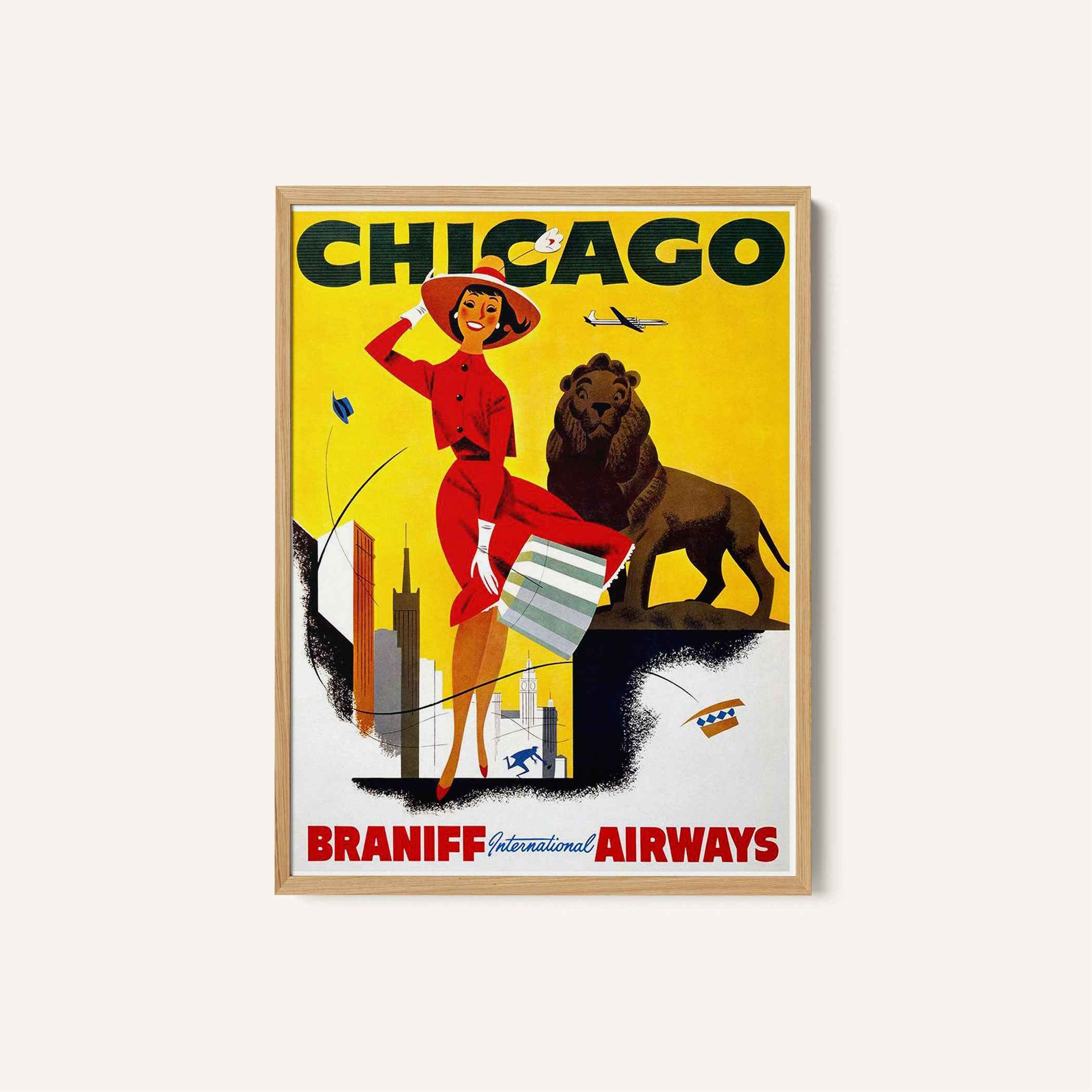 Braniff Travel Poster Print