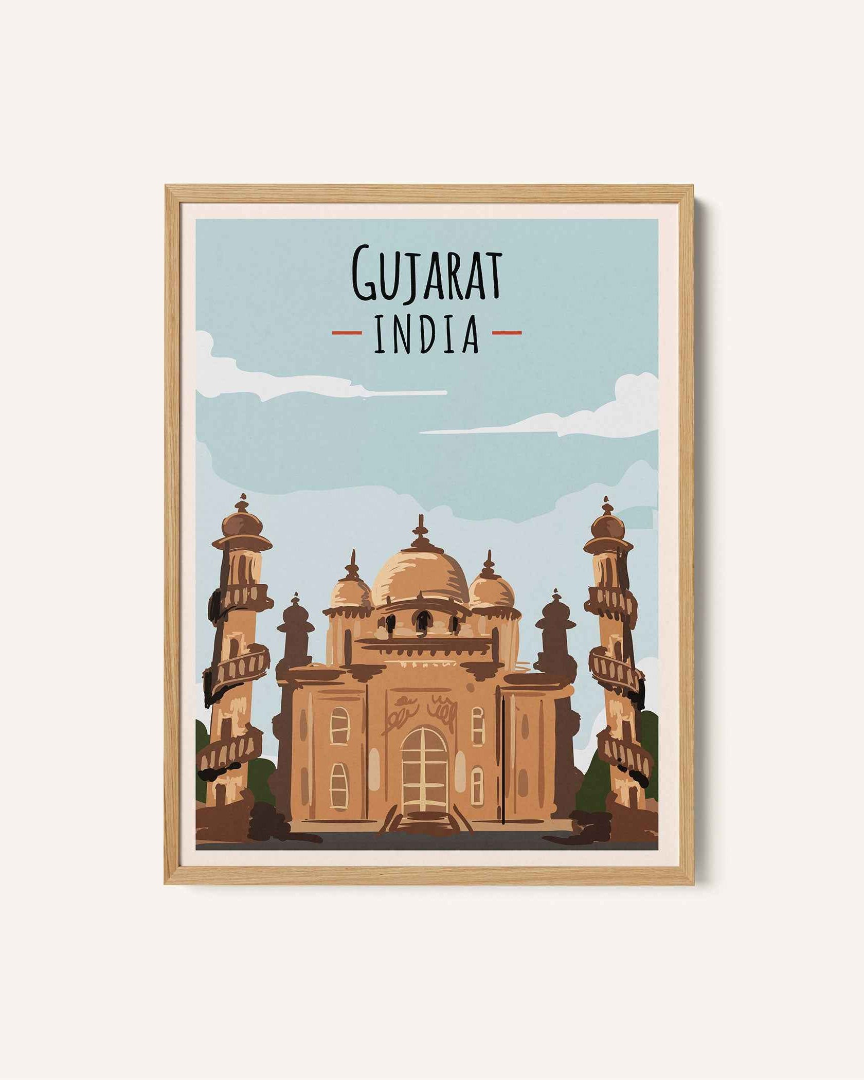Gujrat Travel Poster Print