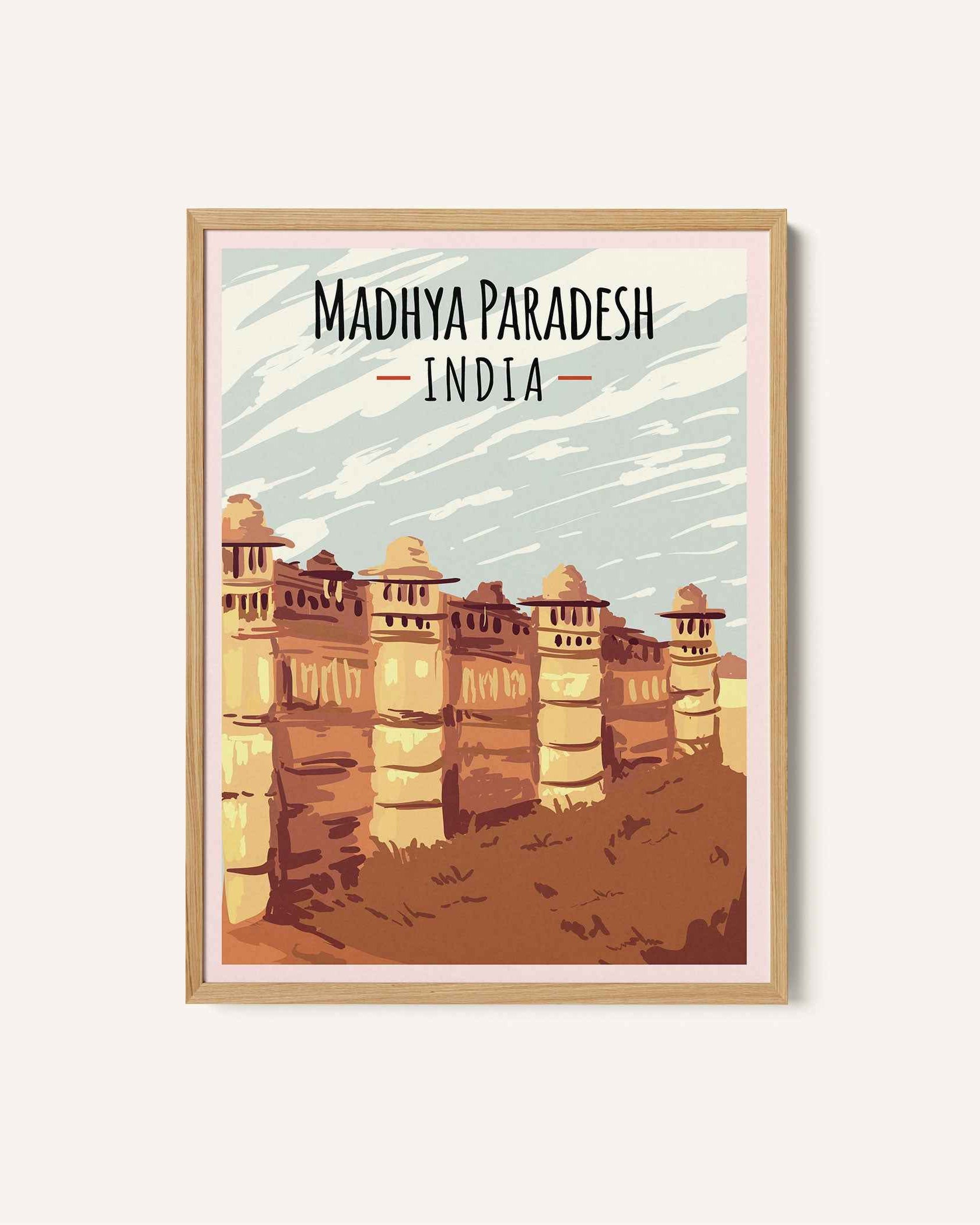 Madhya Pradesh Travel Poster Print