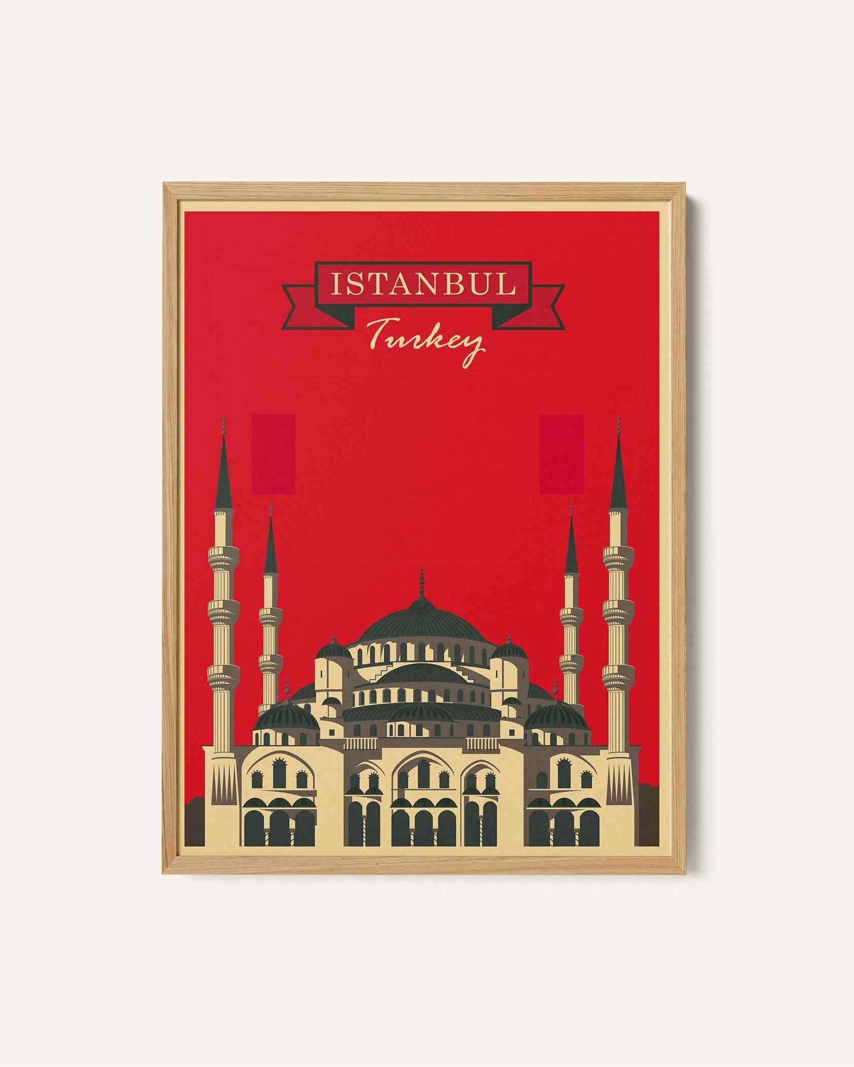 Turkey Vintage Travel Poster Print