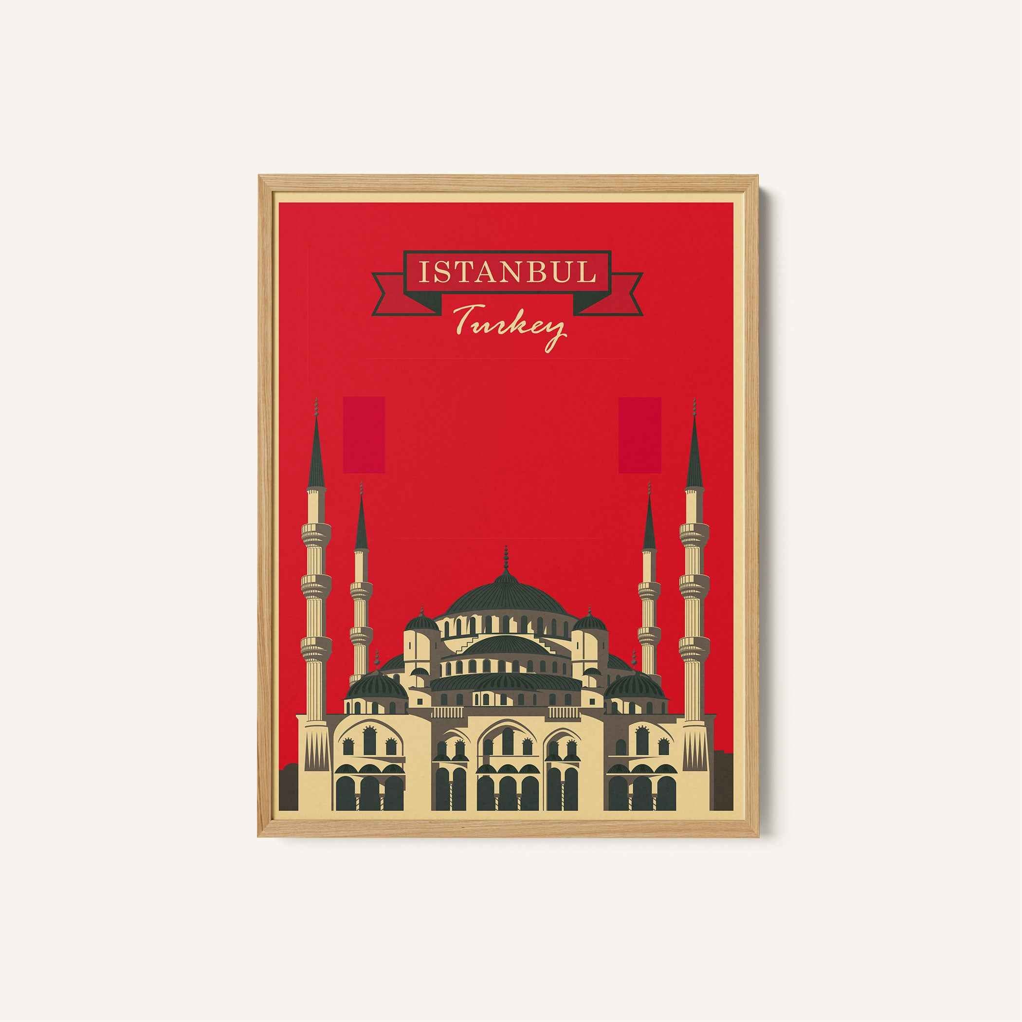 Turkey Vintage Travel Poster Print