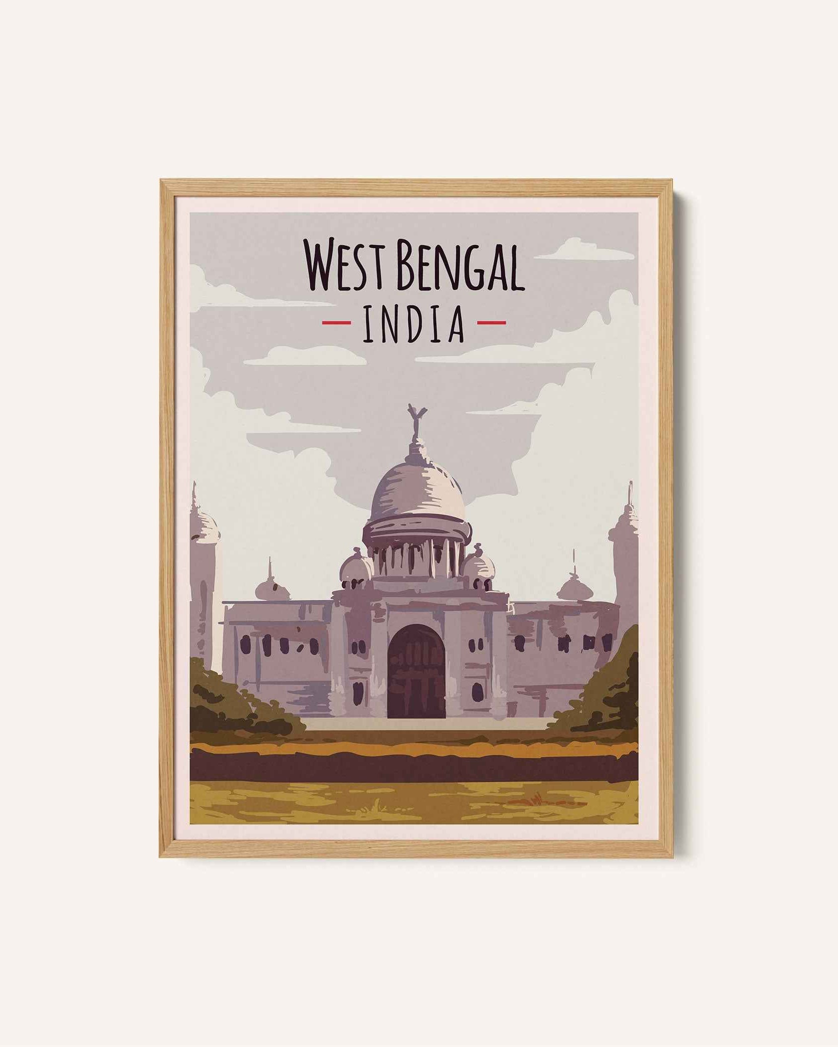 West Bengal Travel Poster Print