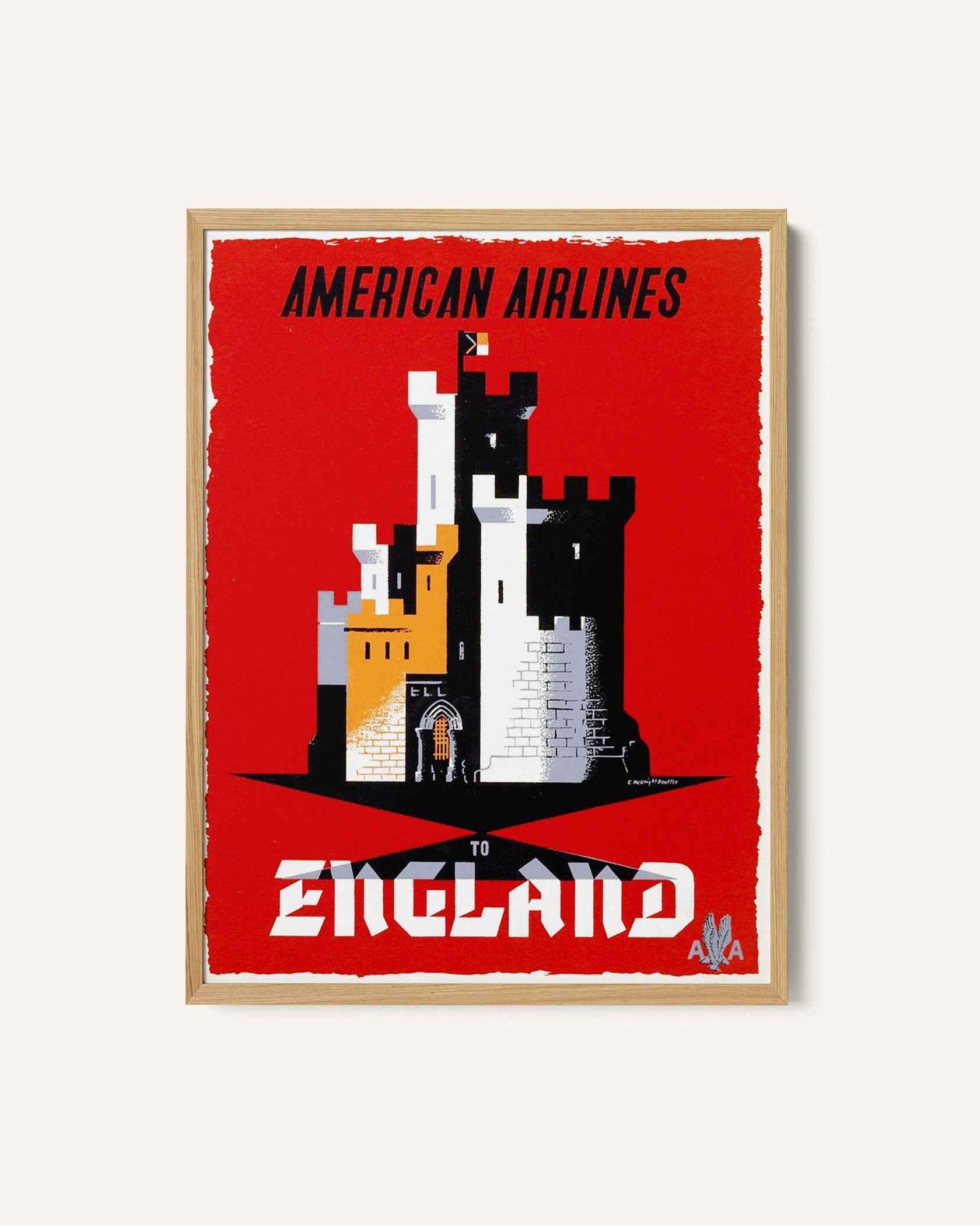 England Travel Poster Print