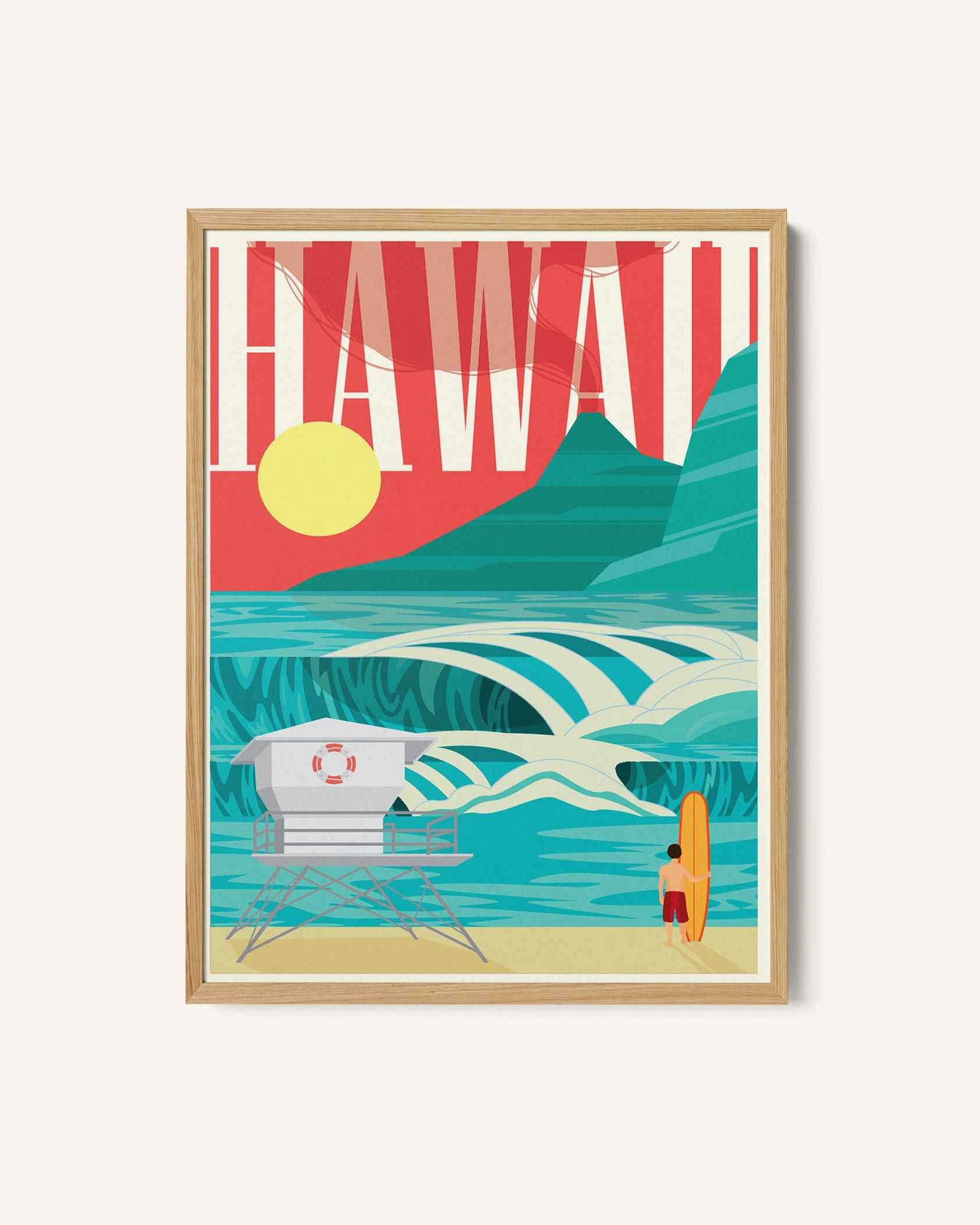 Hawaii Poster Travel Poster Print