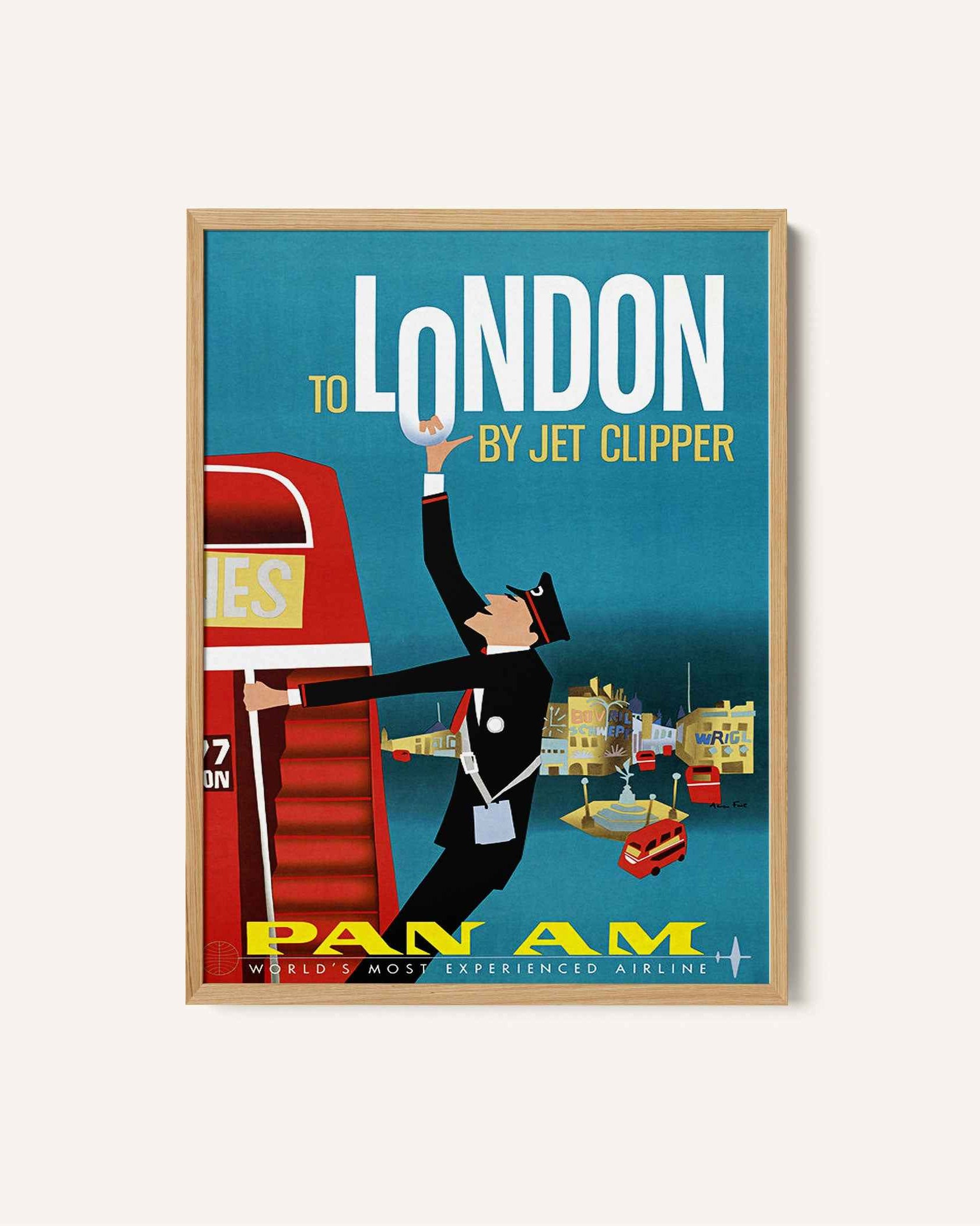 London Travel Poster Print