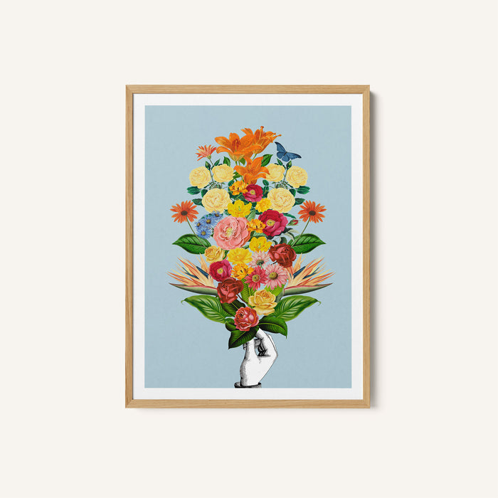 Botanical Blue Bouquet