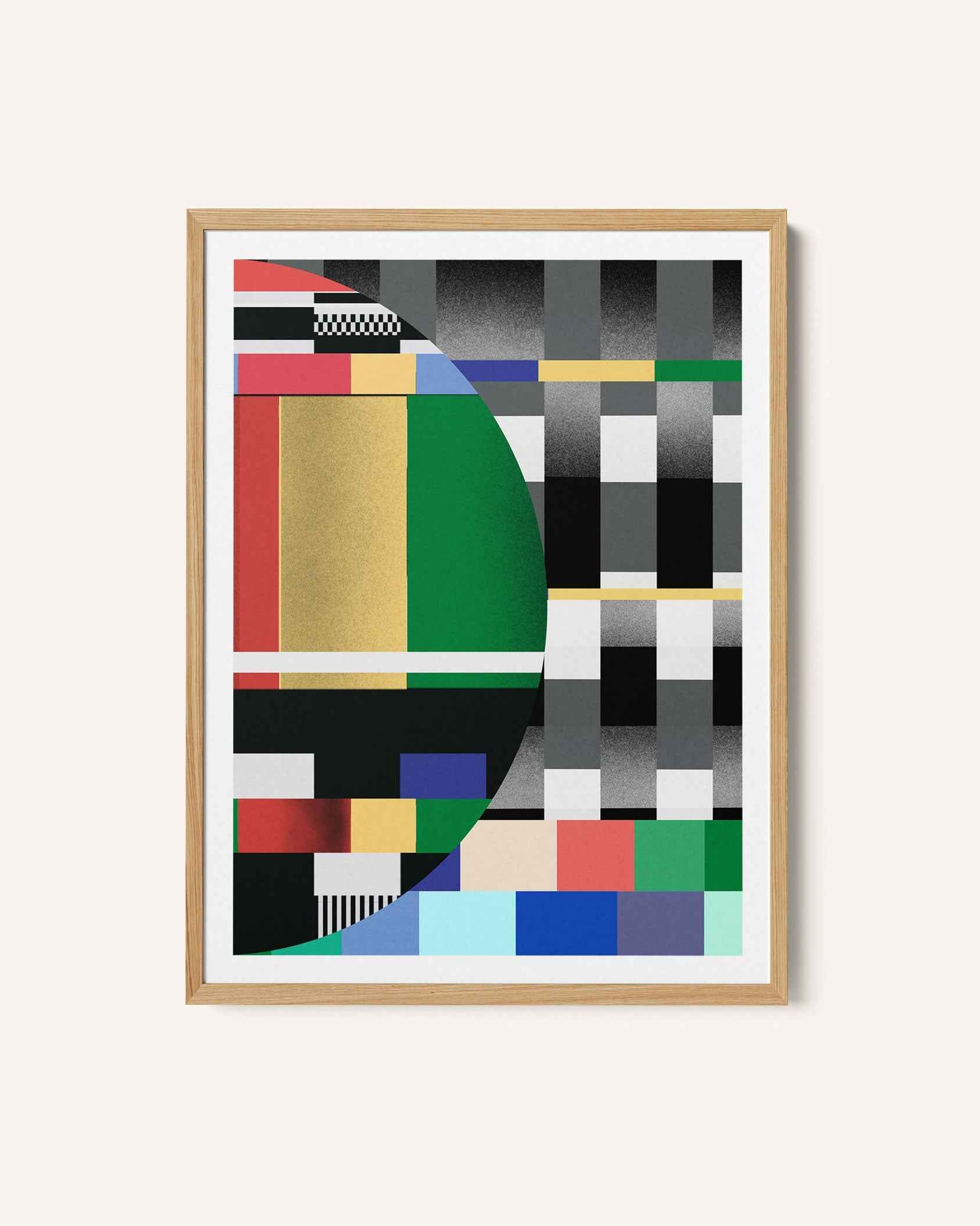 Glitch abstract artwork 02