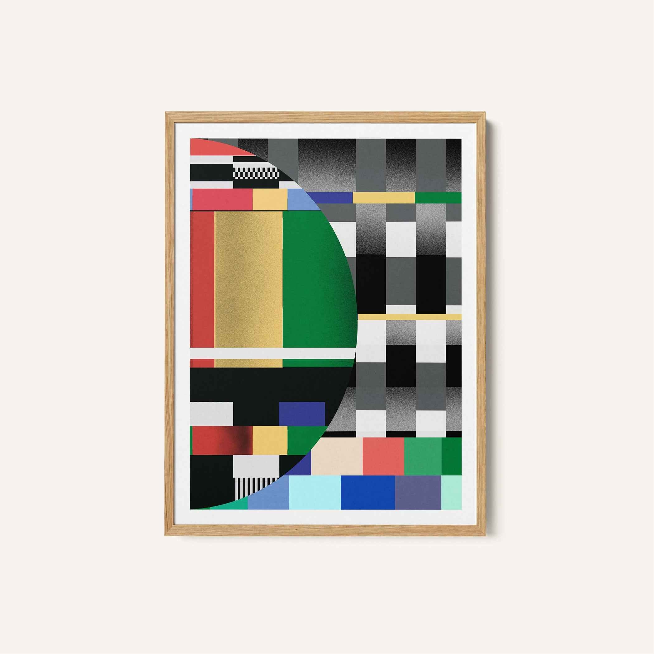 Glitch abstract artwork 02