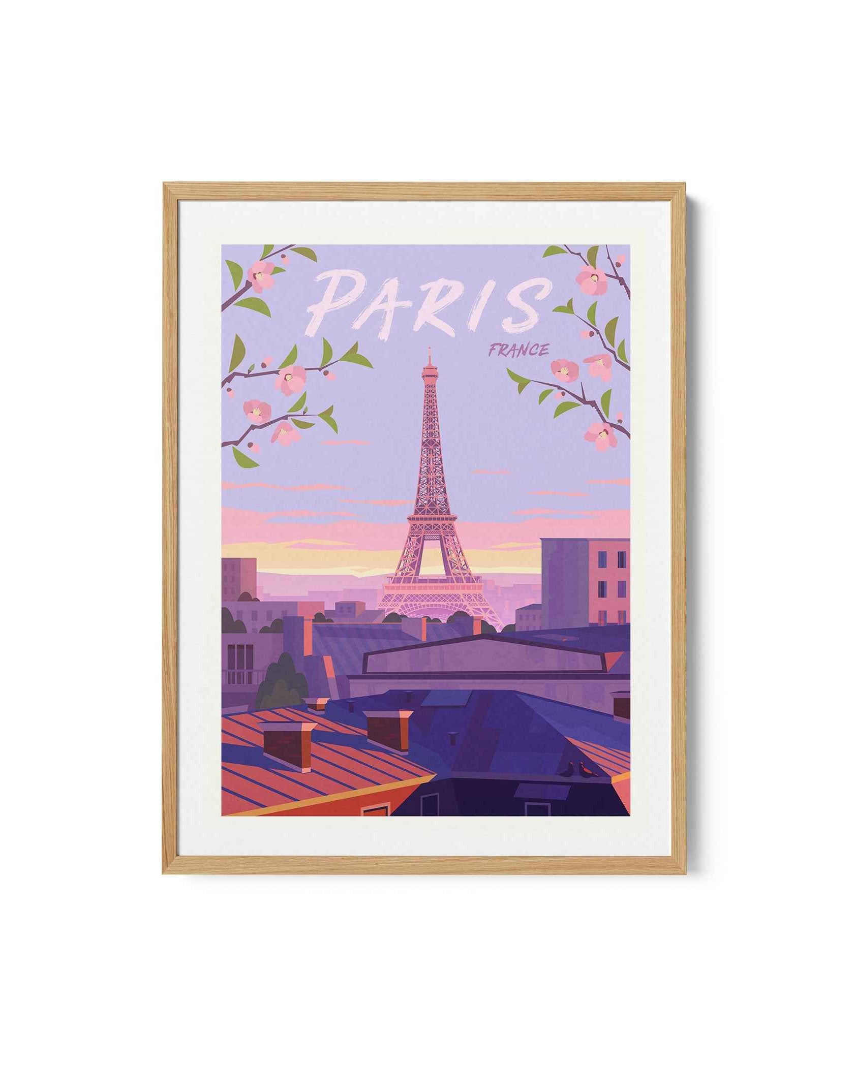 Paris Travel Poster Print