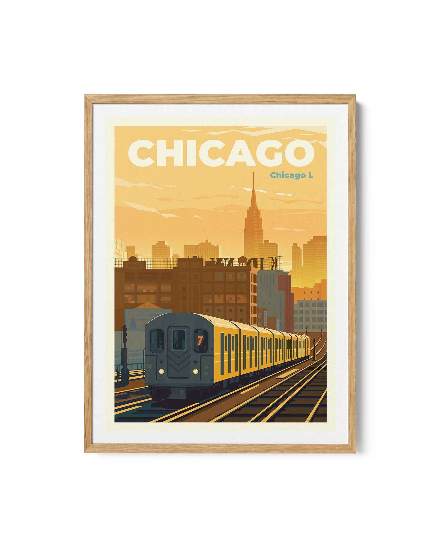 Chicago Travel Poster Print
