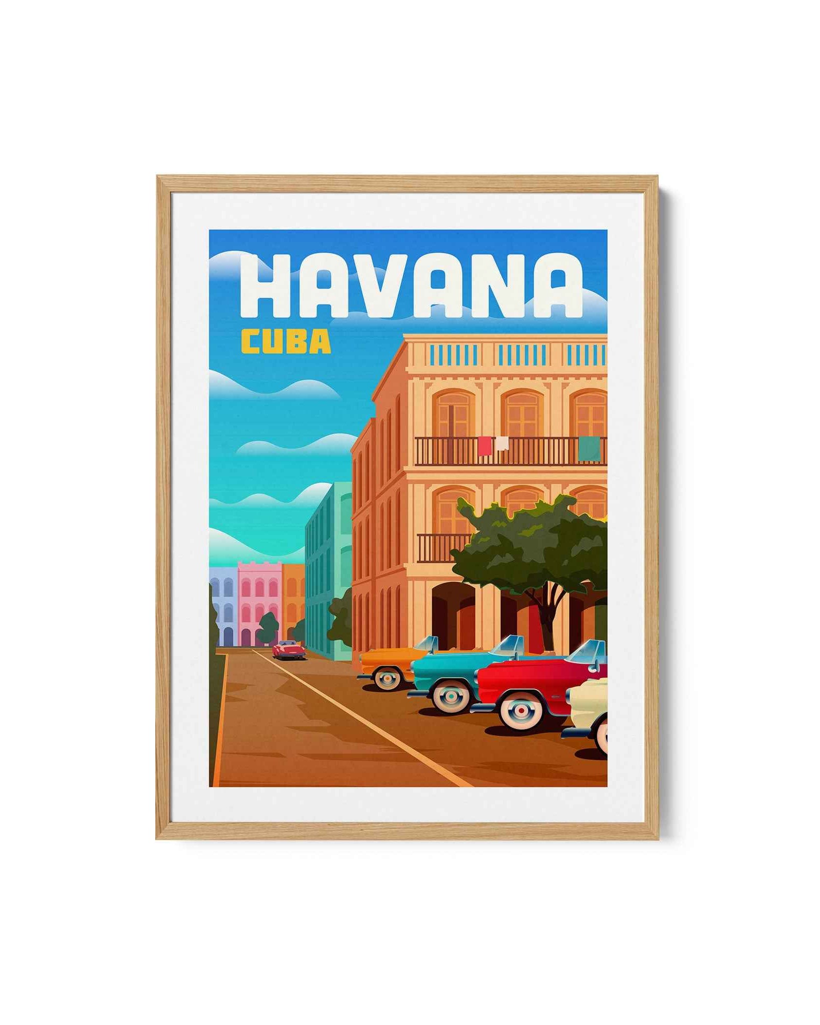 Havana Travel Poster Print