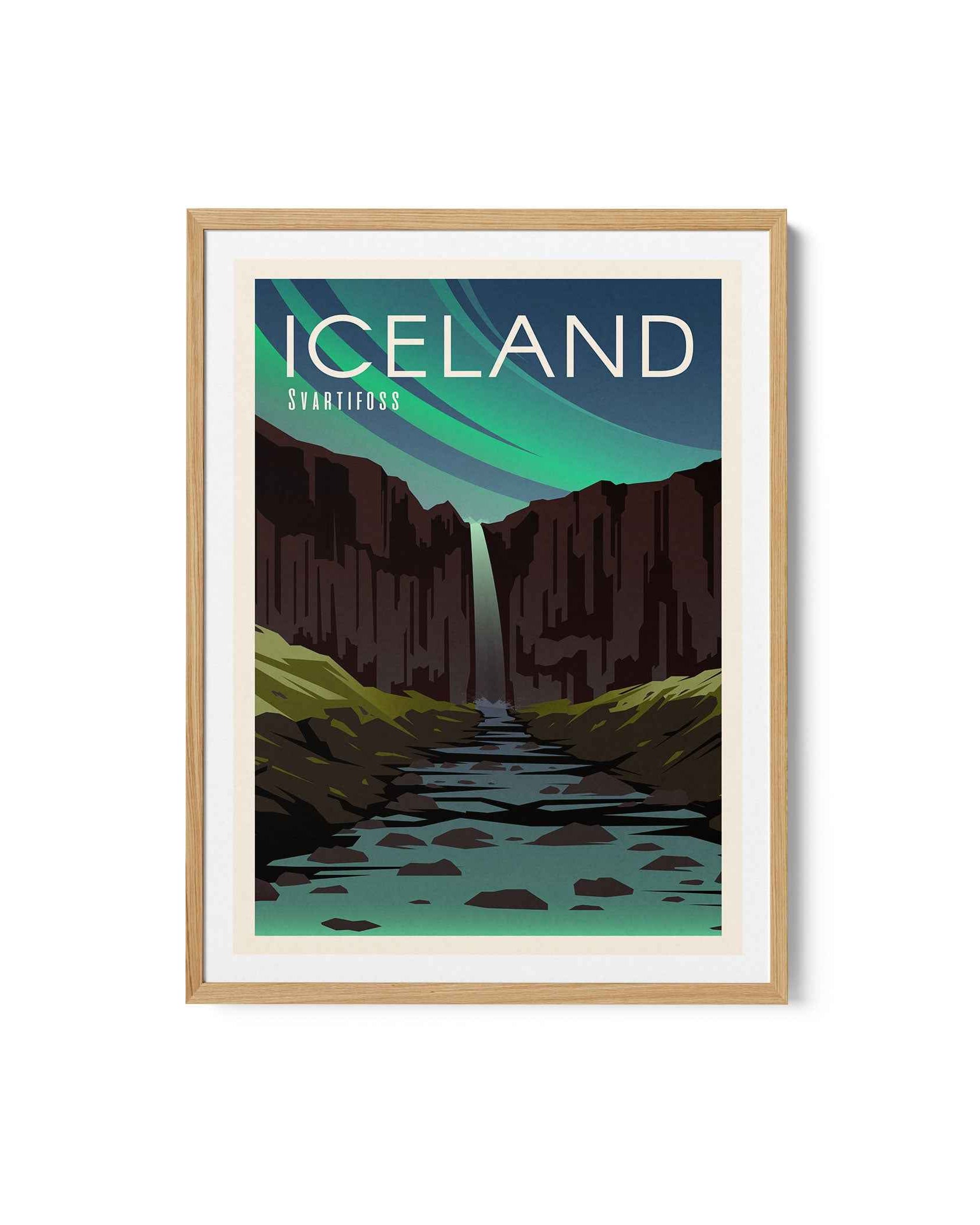 Iceland Travel Poster Print