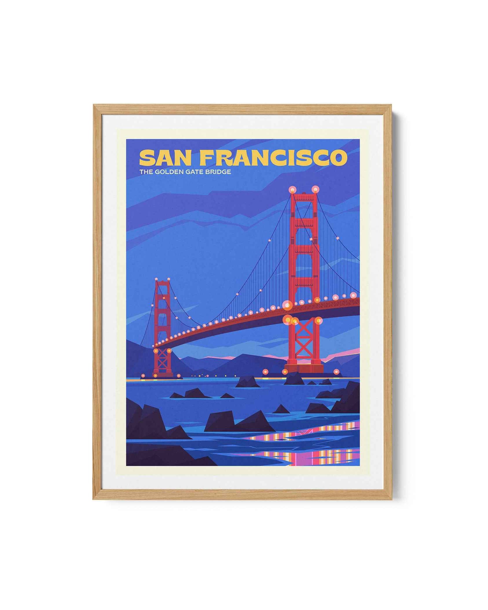 San Francisco Travel Poster Print