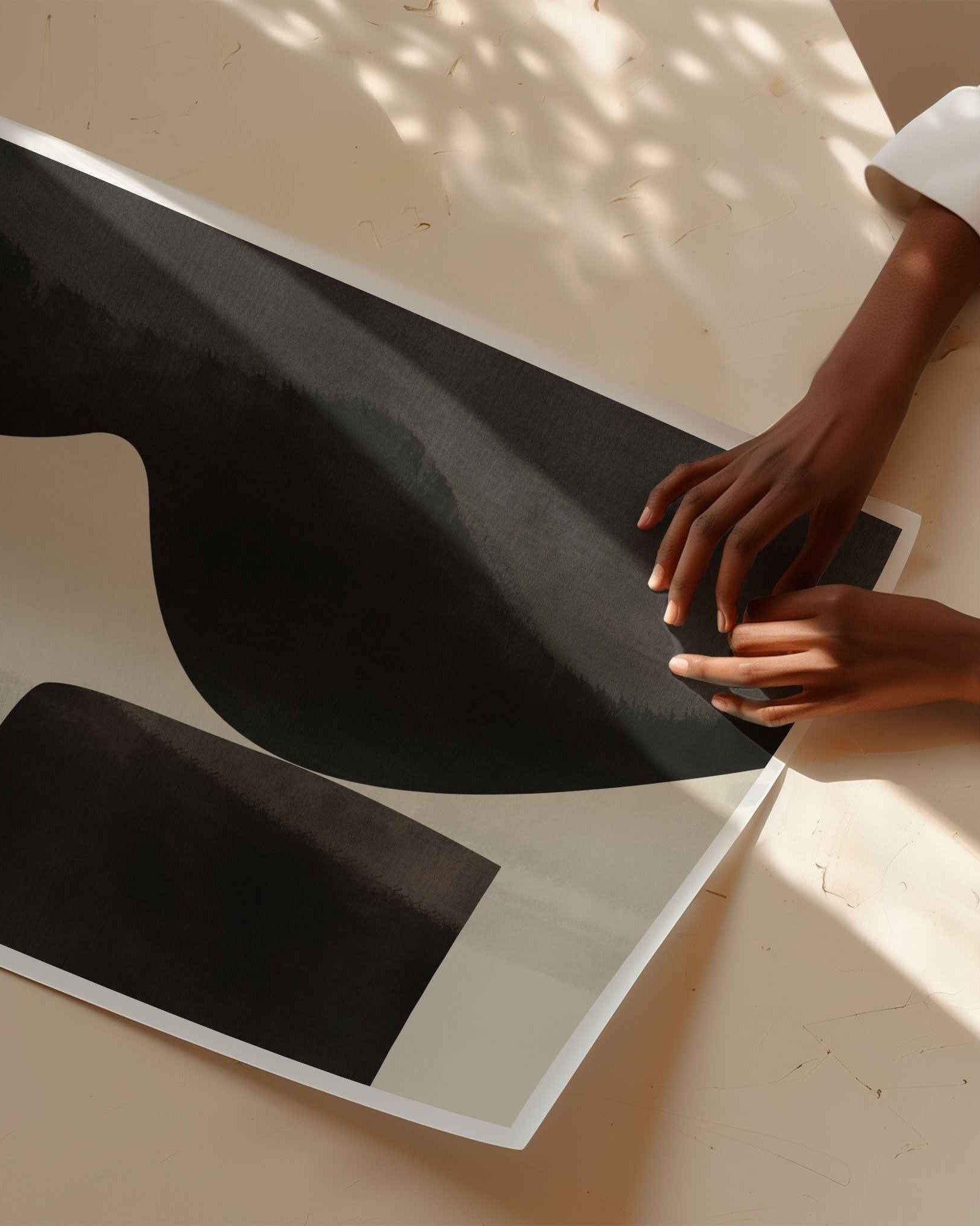 Black Abstract Collage