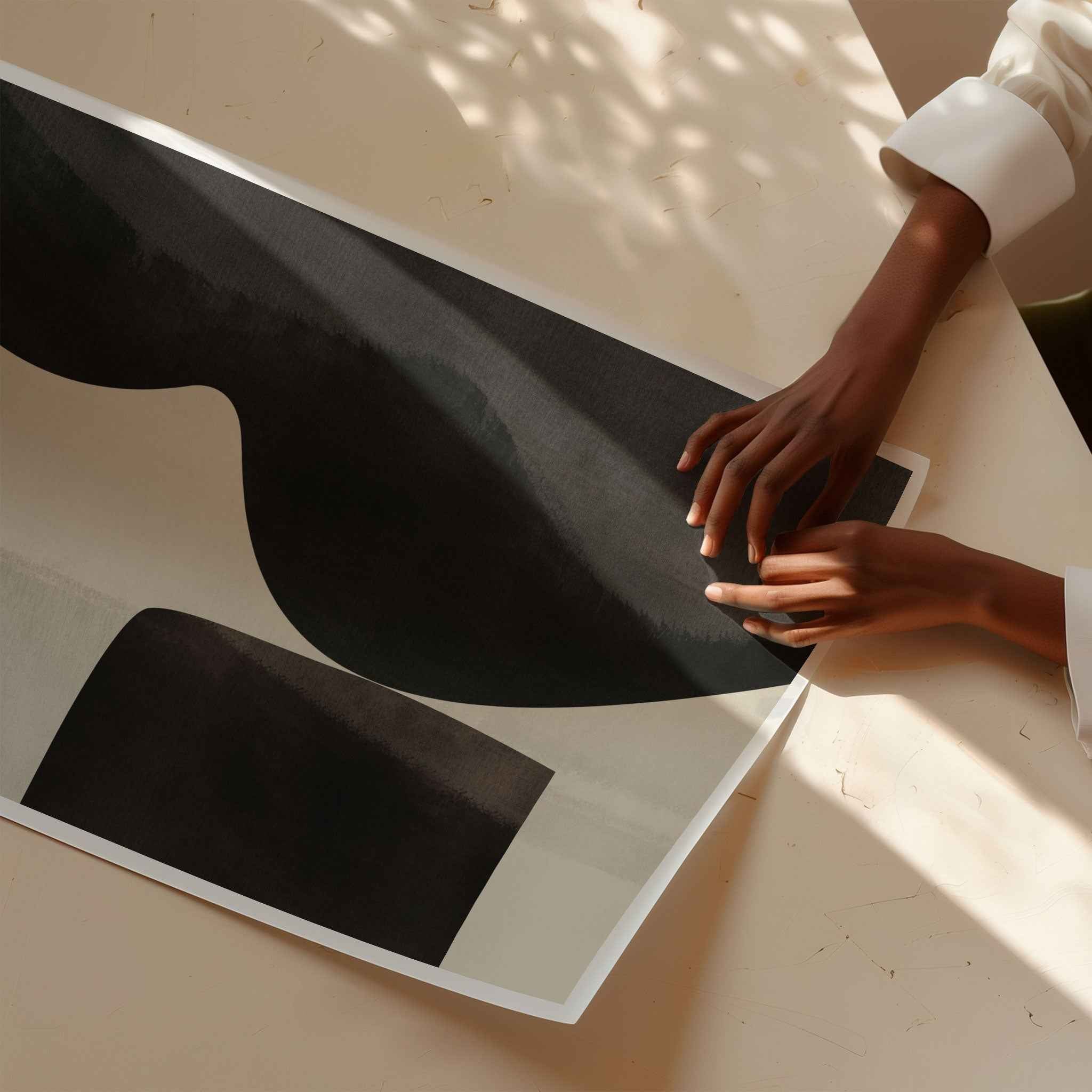 Black Abstract Collage