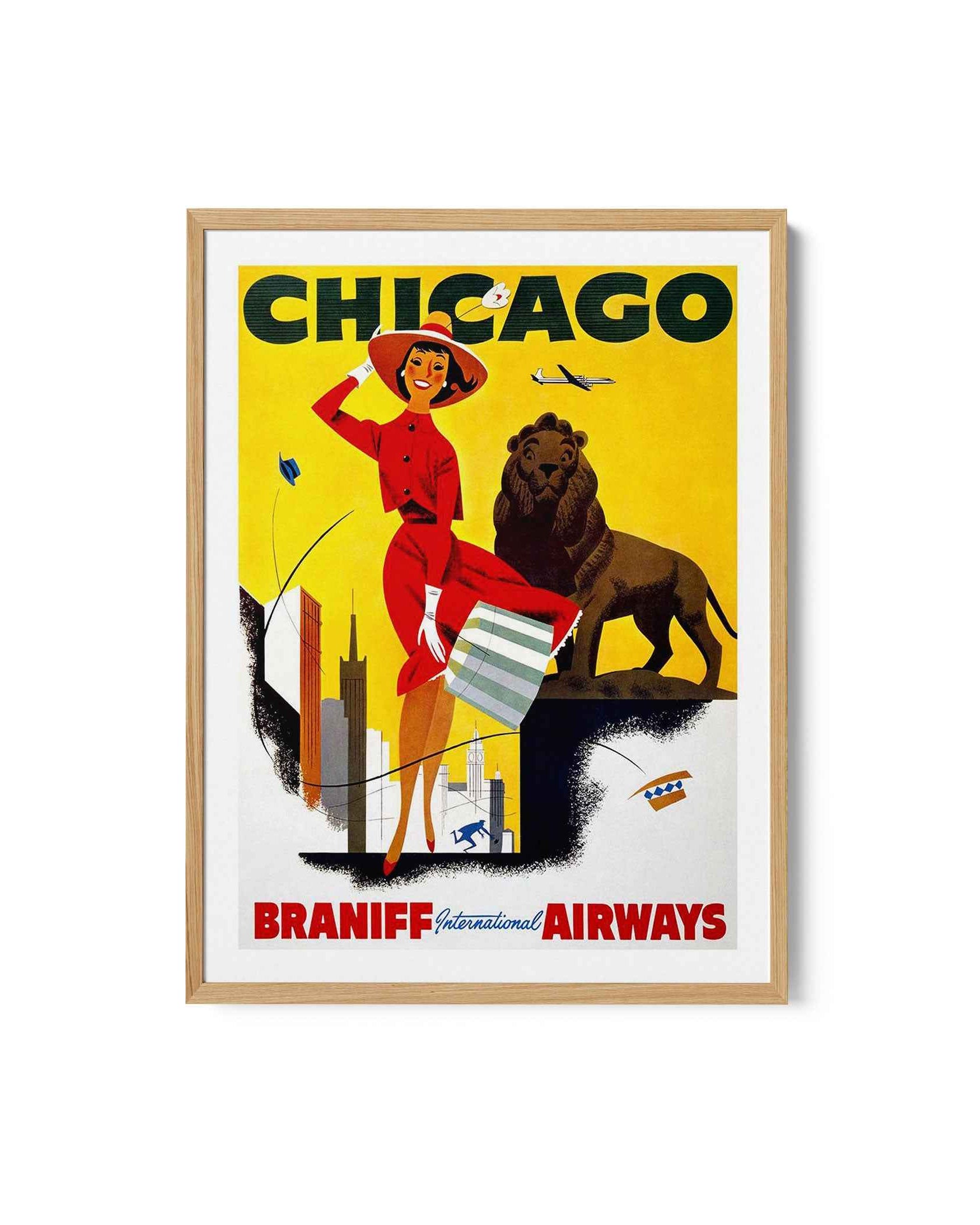Braniff Travel Poster Print
