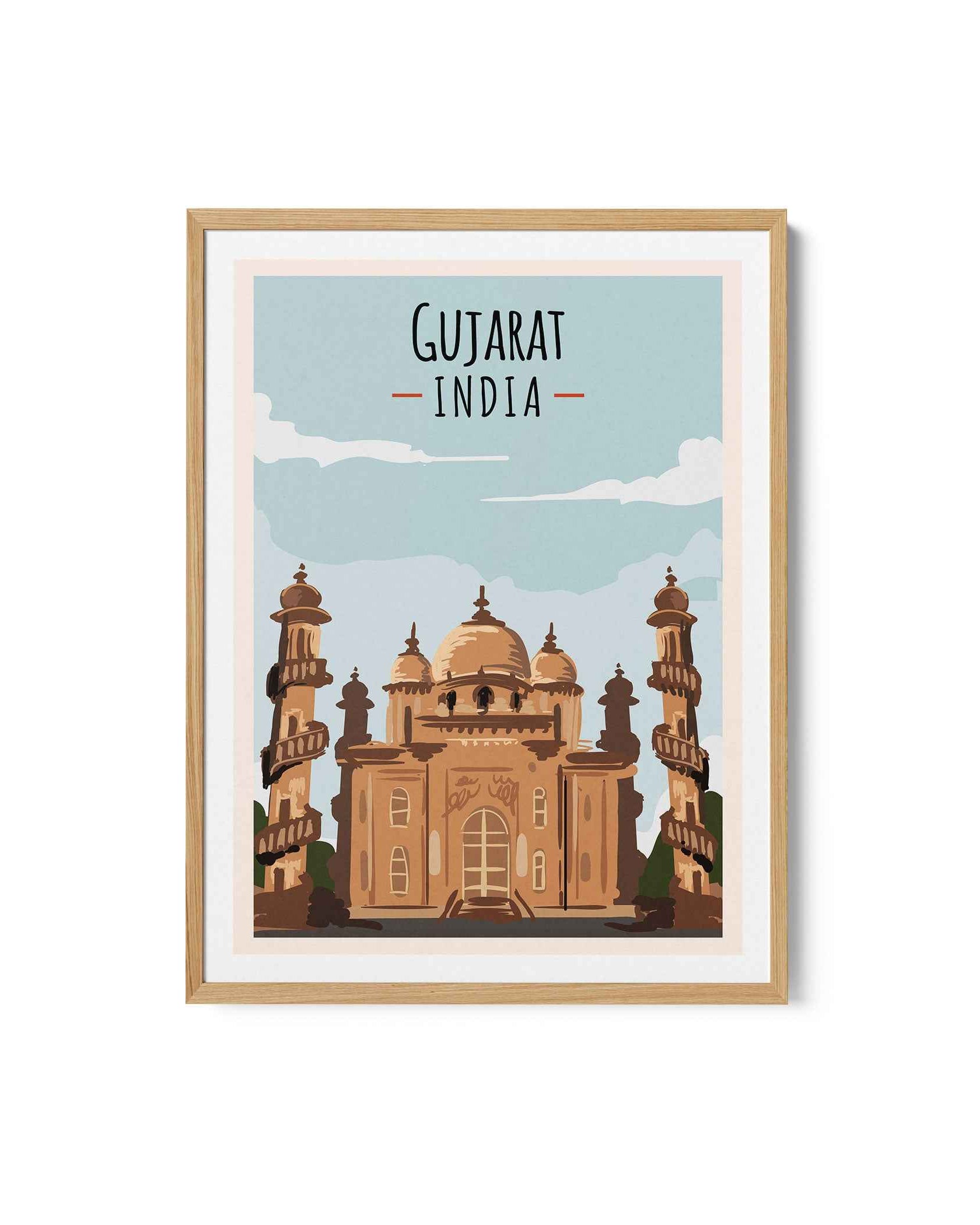 Gujrat Travel Poster Print