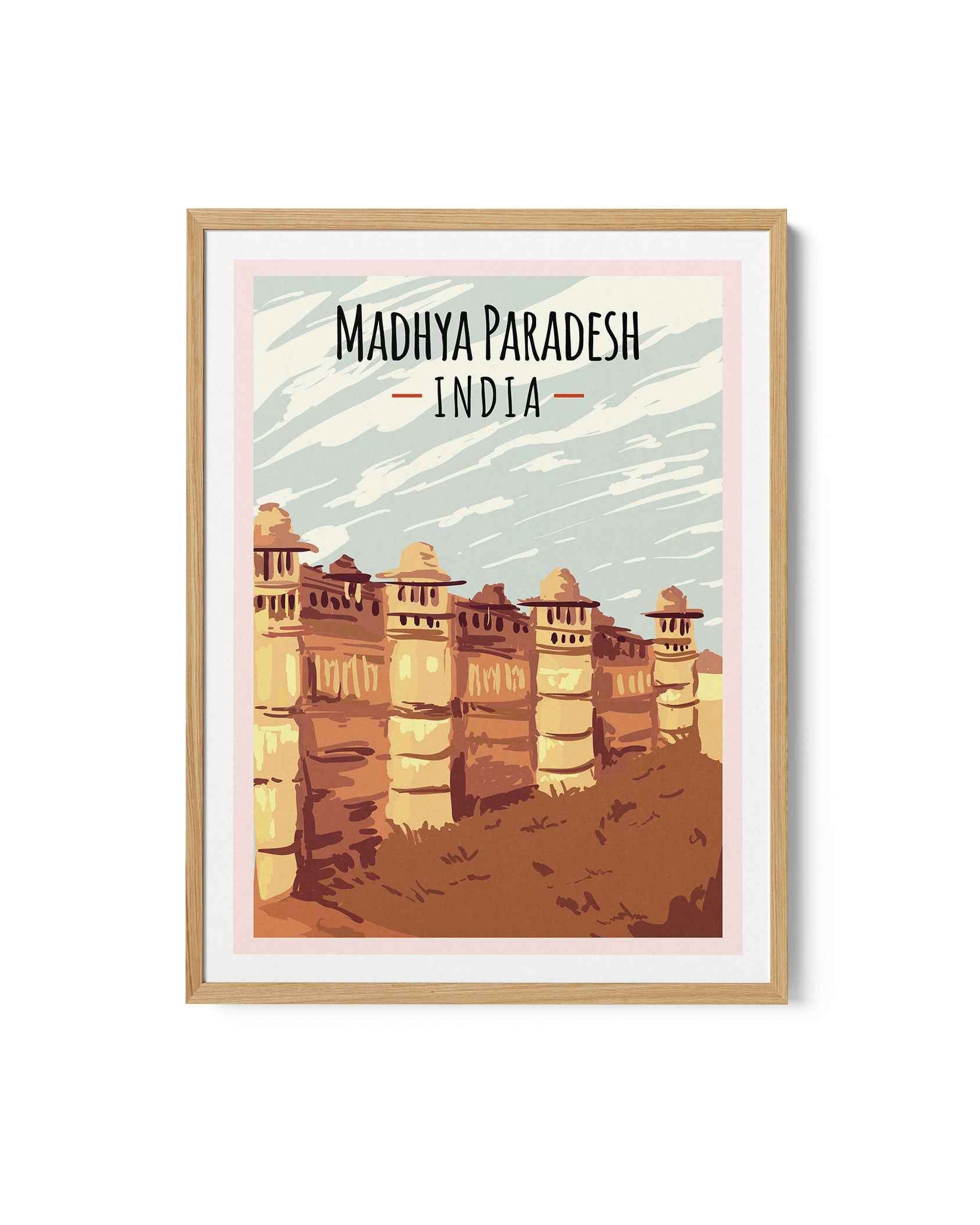 Madhya Pradesh Travel Poster Print
