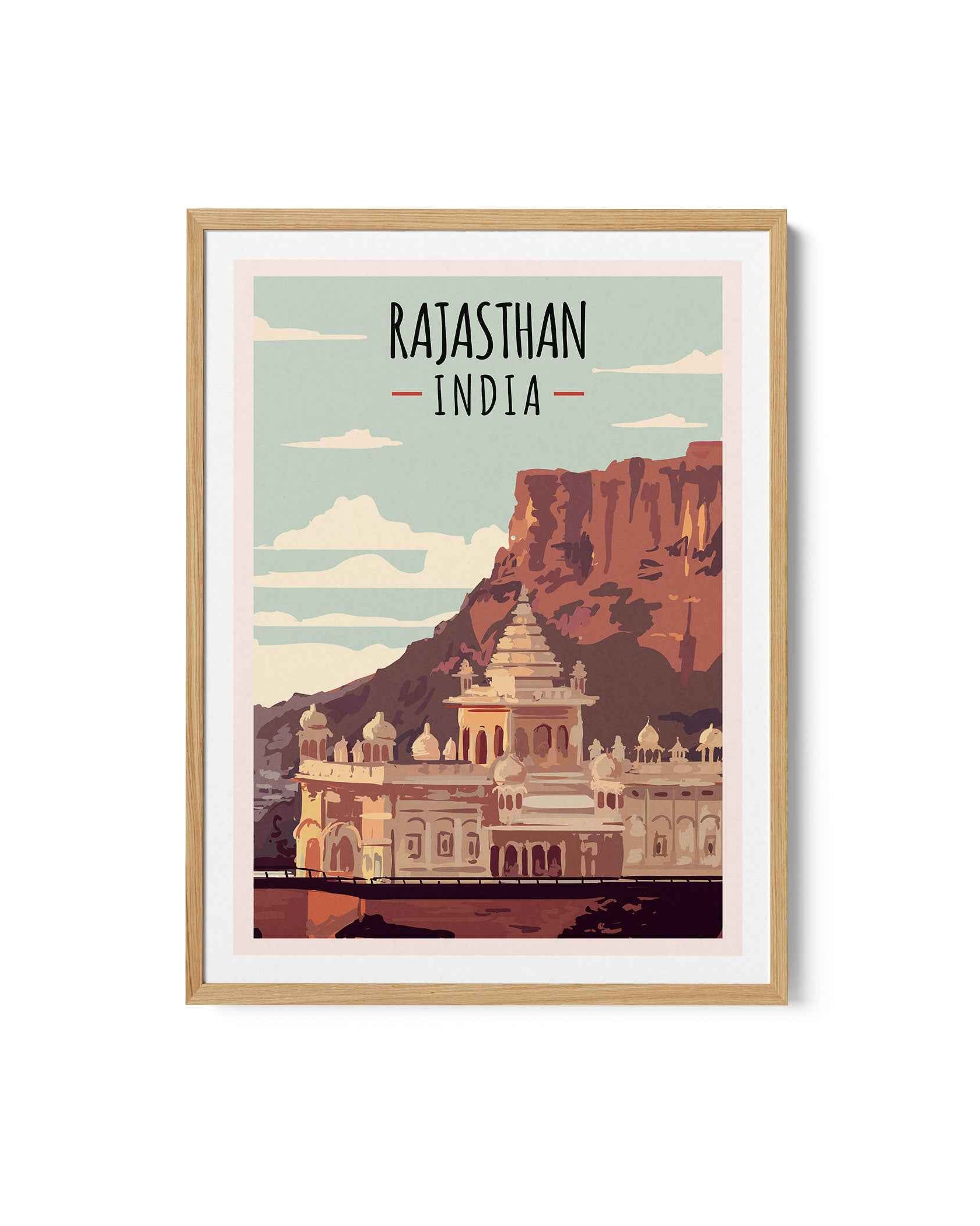 Rajasthan Travel Poster Print