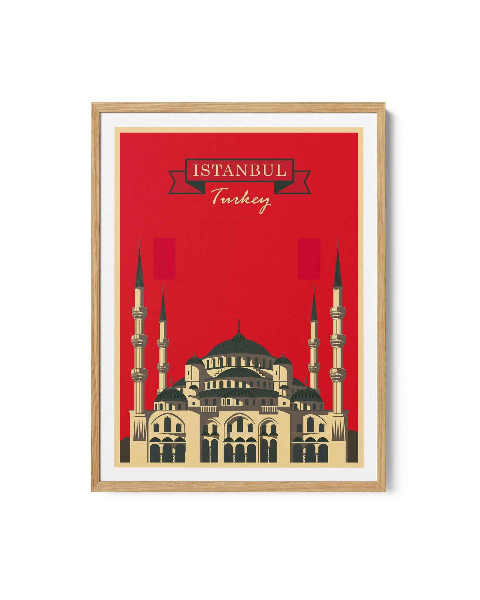 Turkey Vintage Travel Poster Print