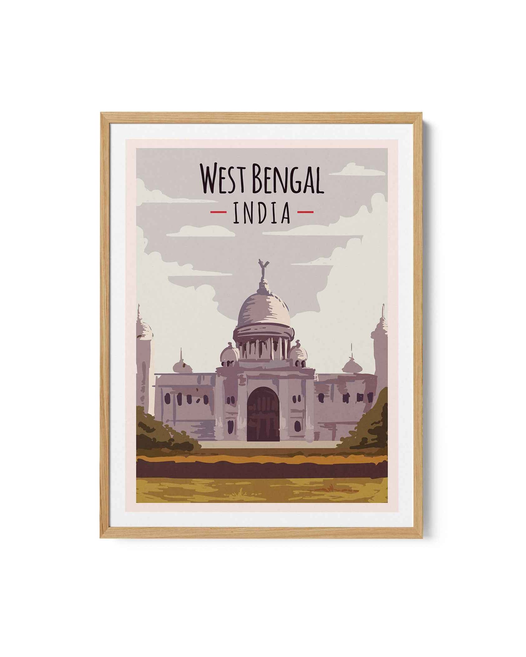 West Bengal Travel Poster Print