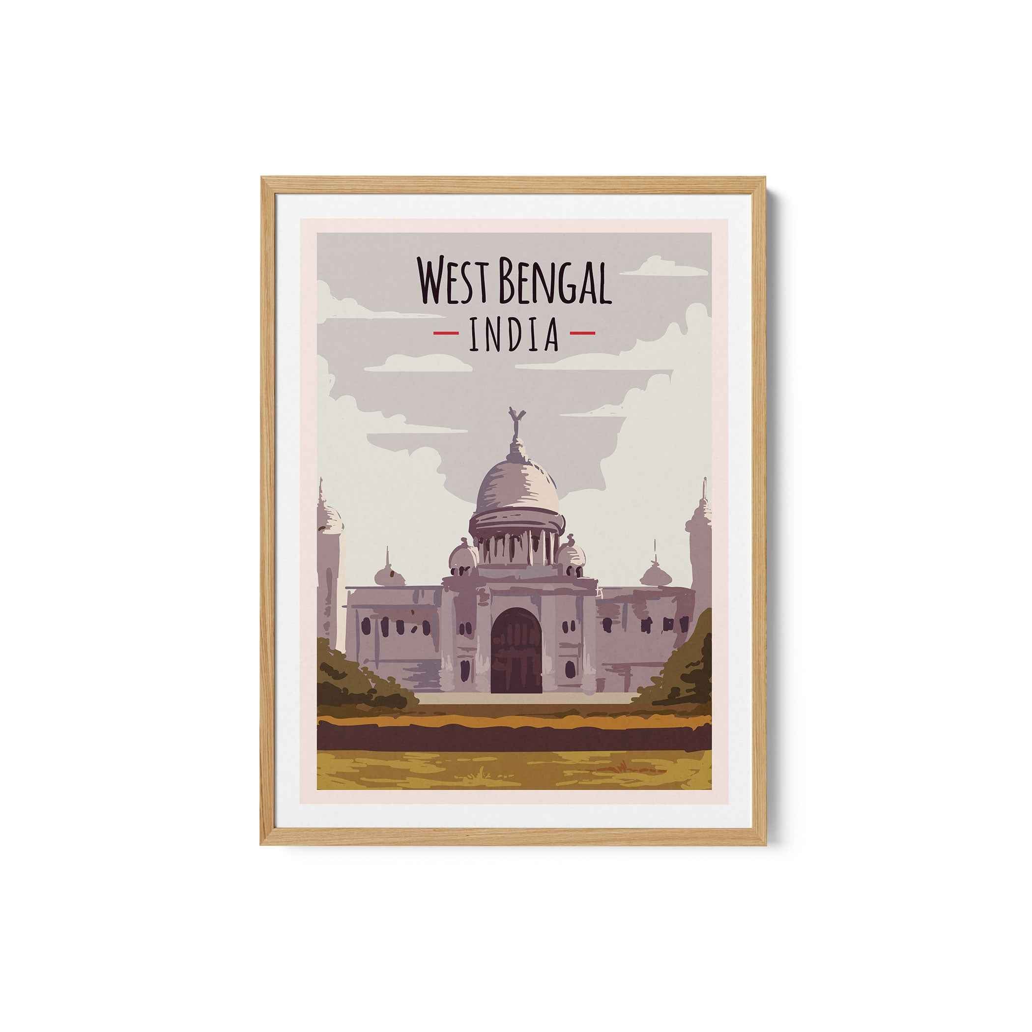 West Bengal Travel Poster Print