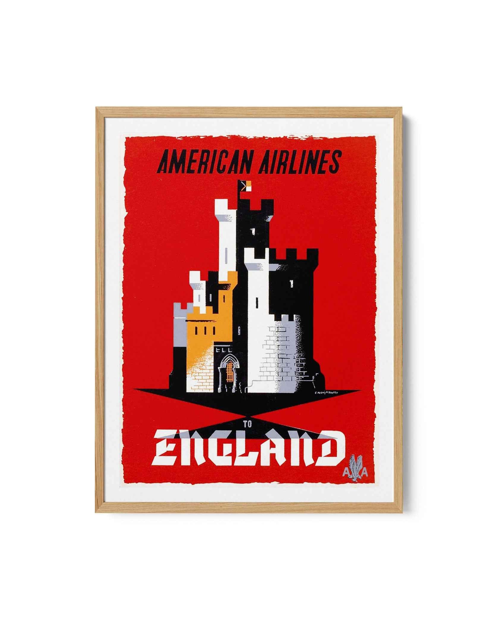England Travel Poster Print