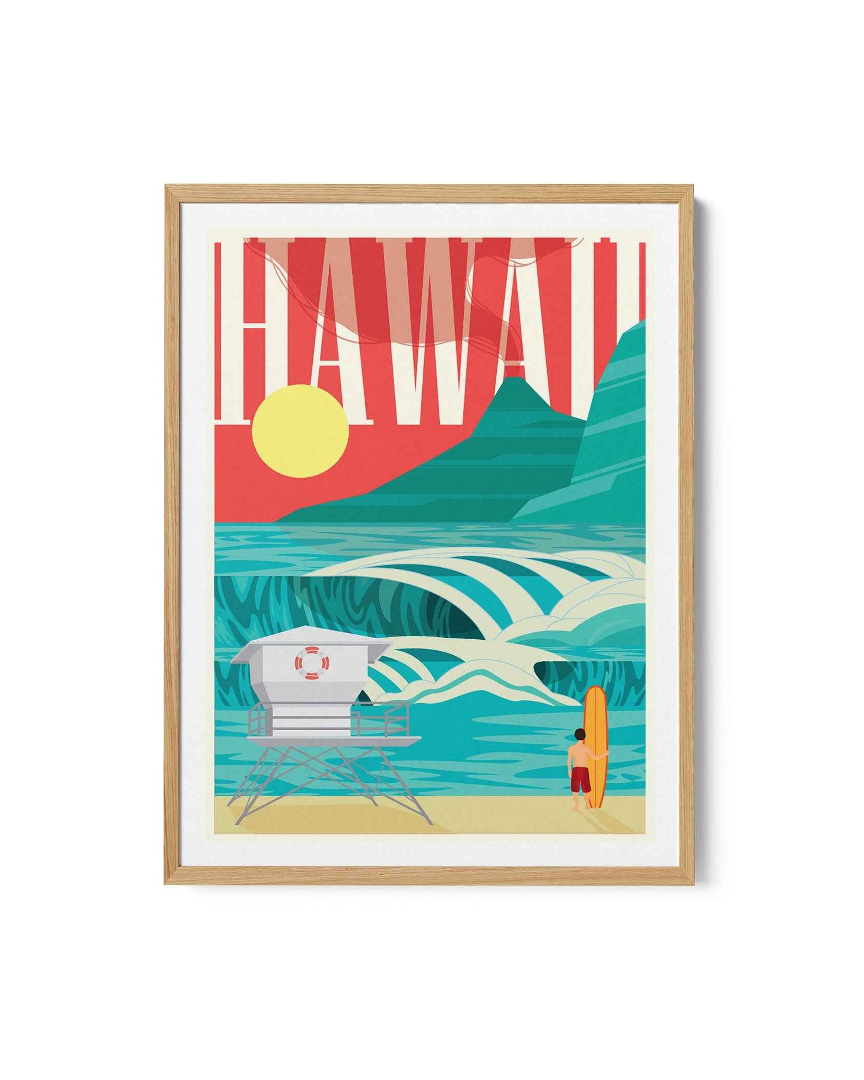 Hawaii Poster Travel Poster Print
