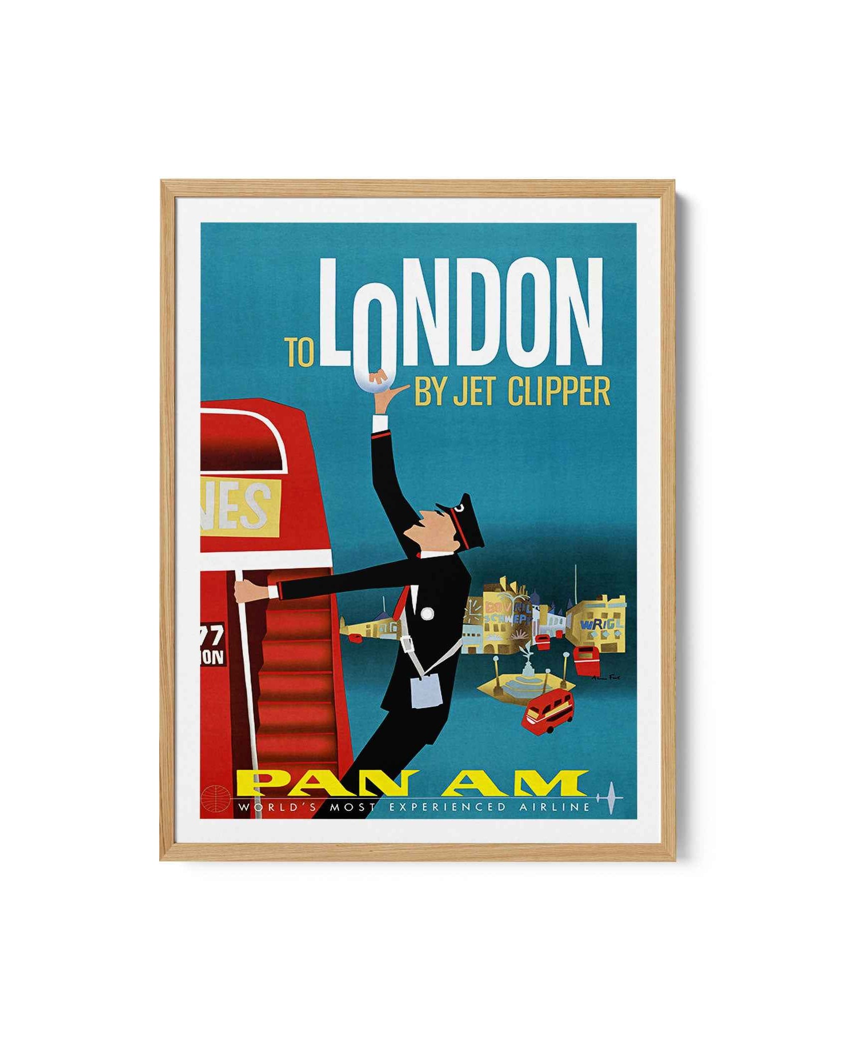 London Travel Poster Print