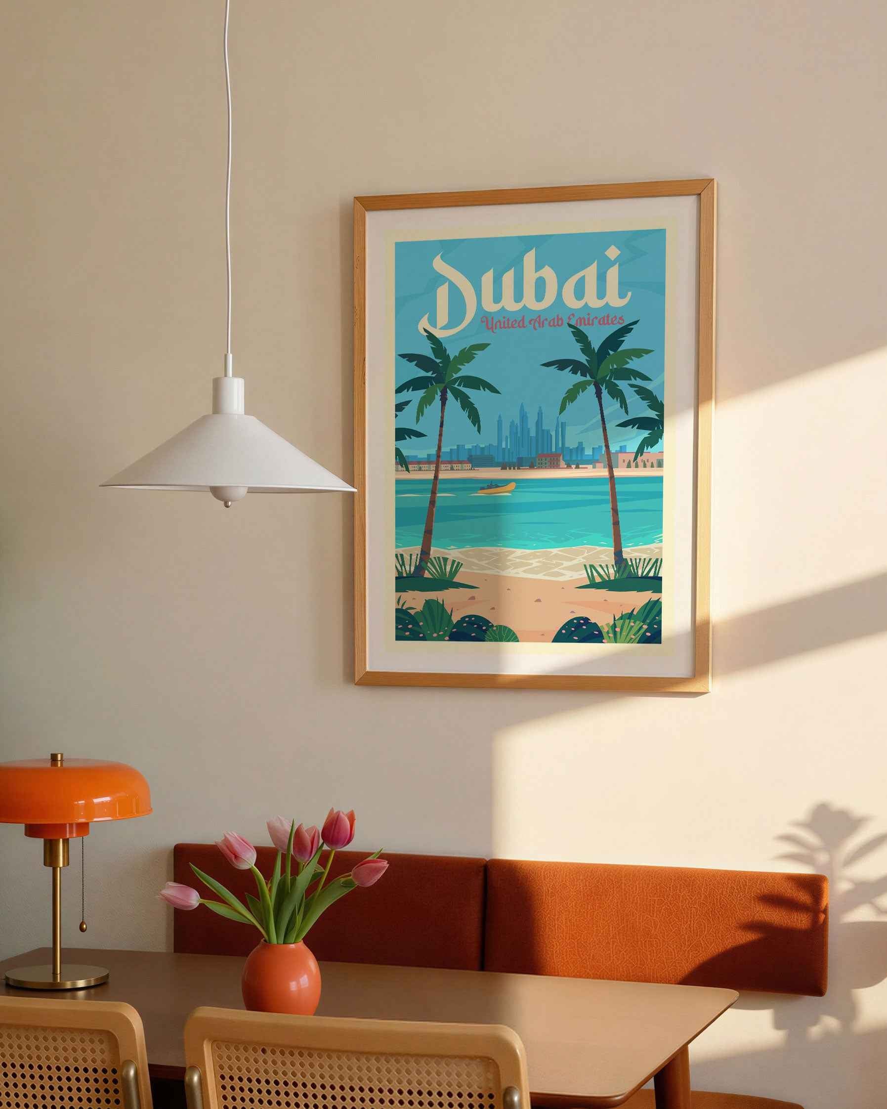 Dubai Travel Poster Print