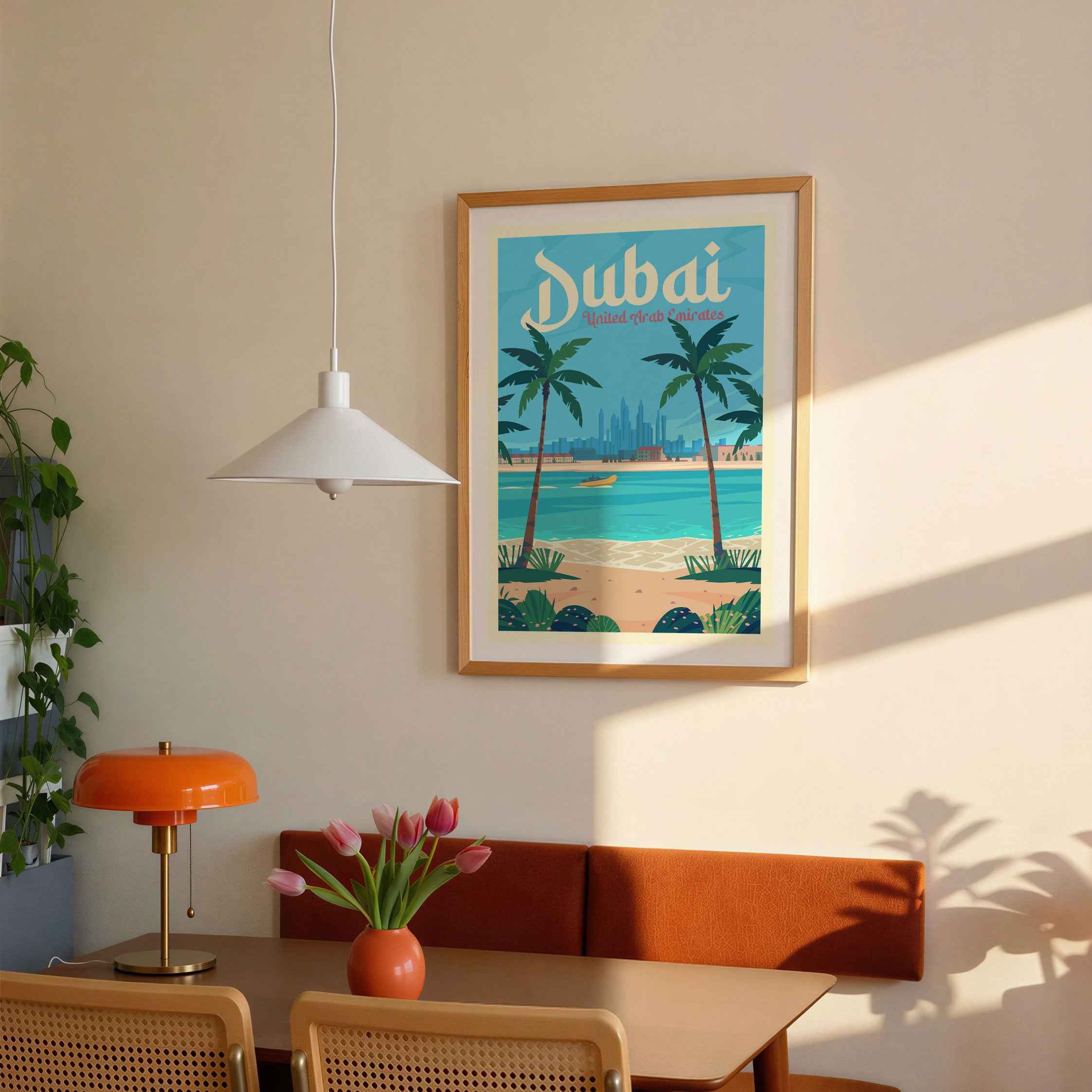 Dubai Travel Poster Print