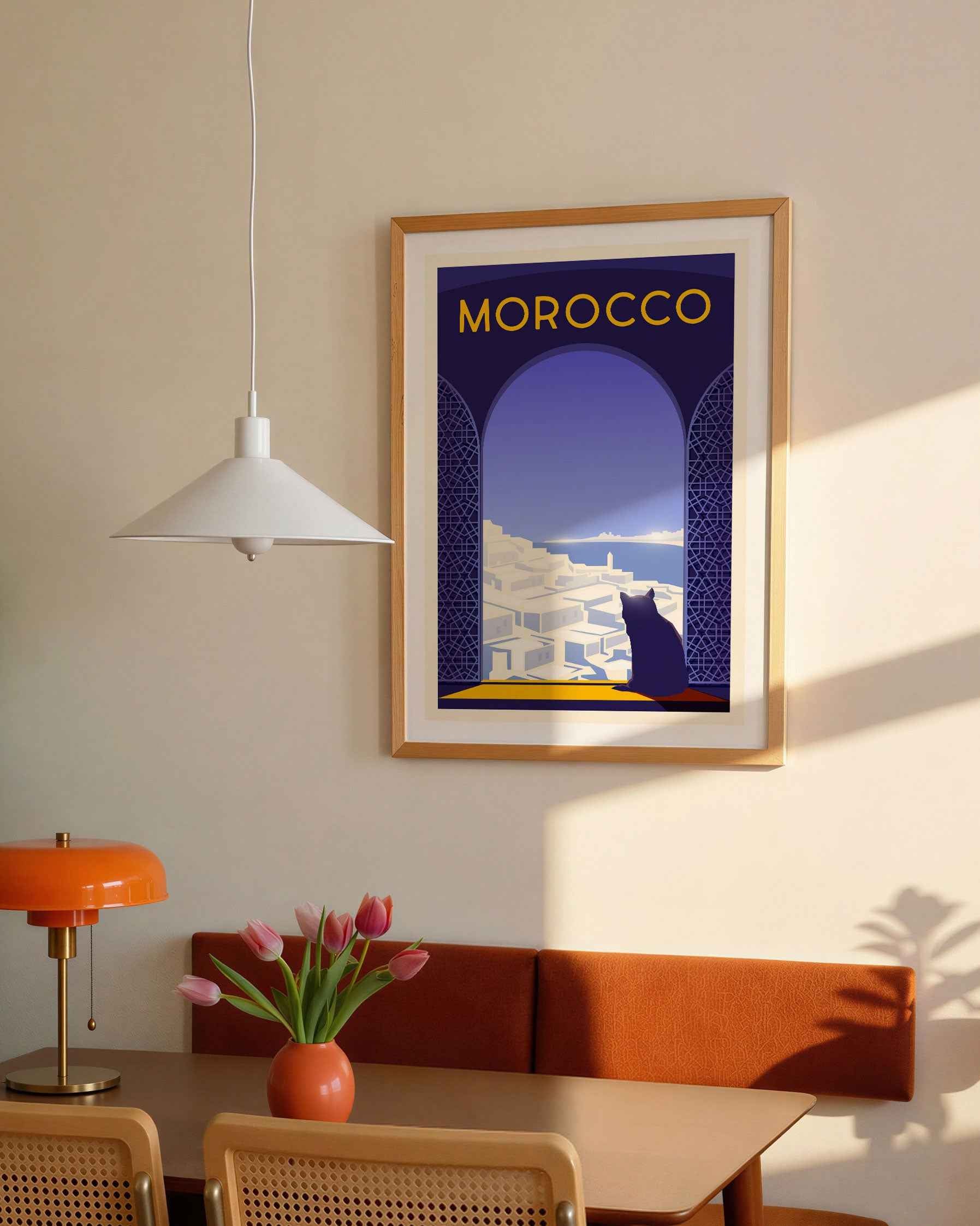 Morocco Travel Poster Print