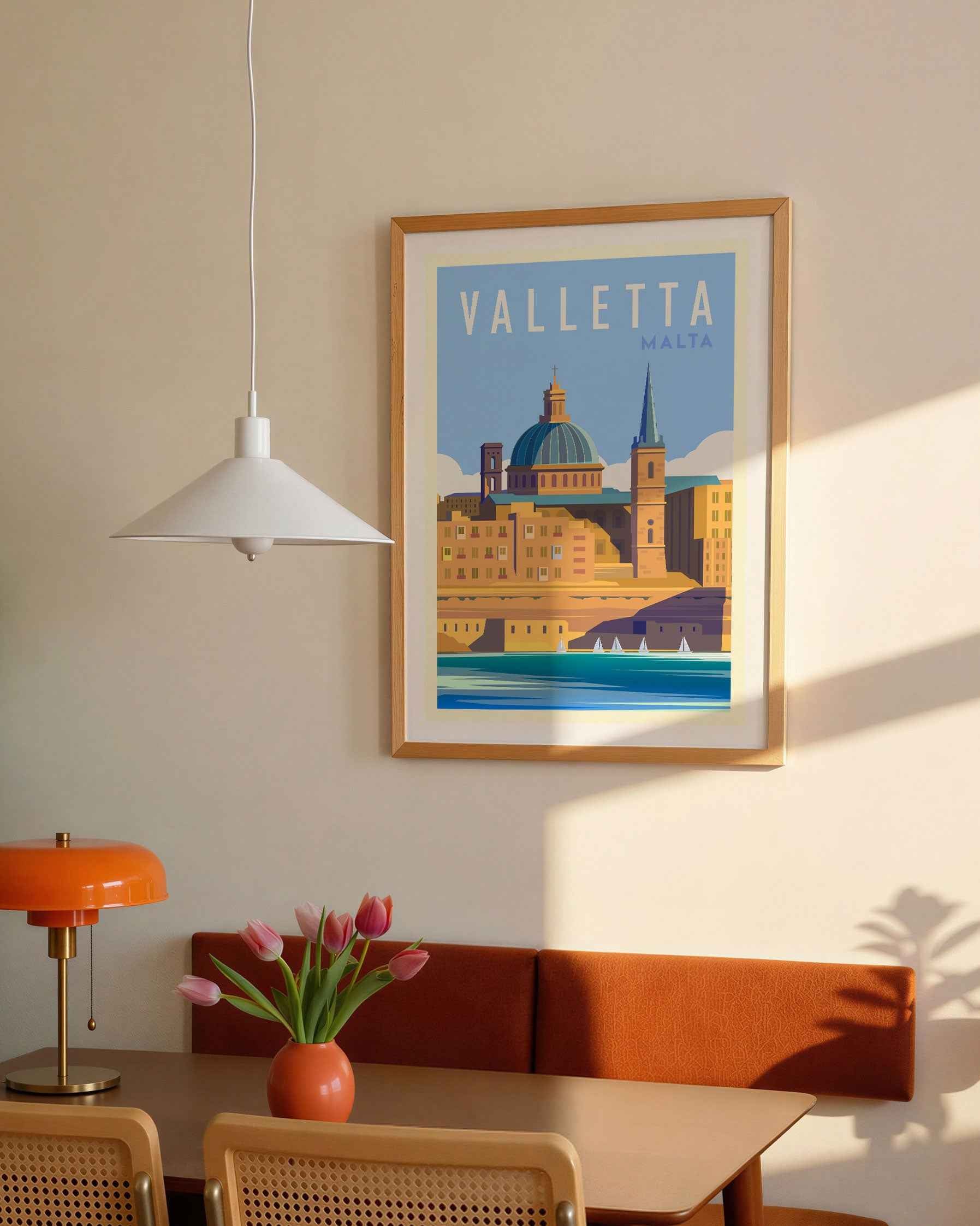 Valletta Malta Travel Poster Print