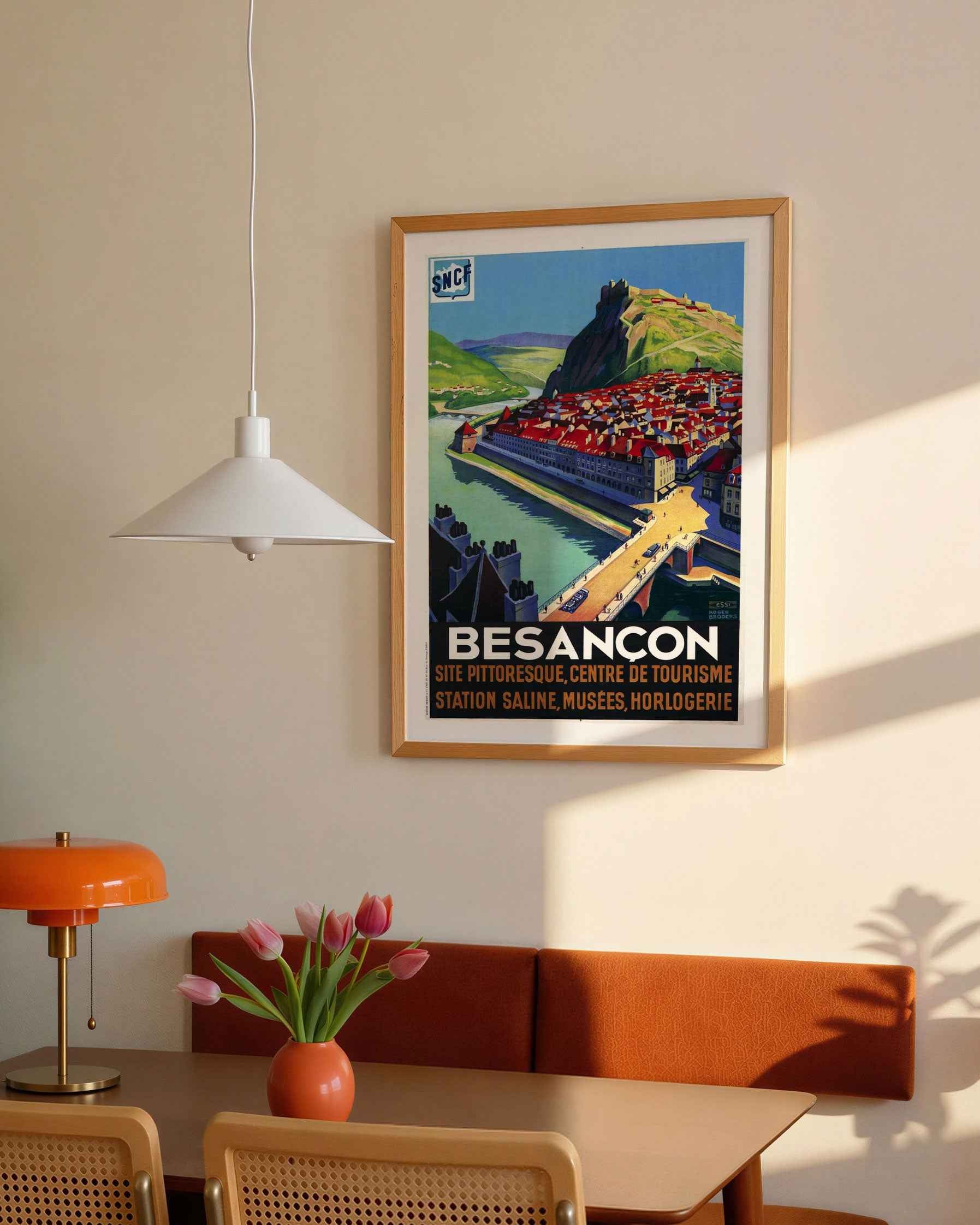 Besancon Travel Poster Print