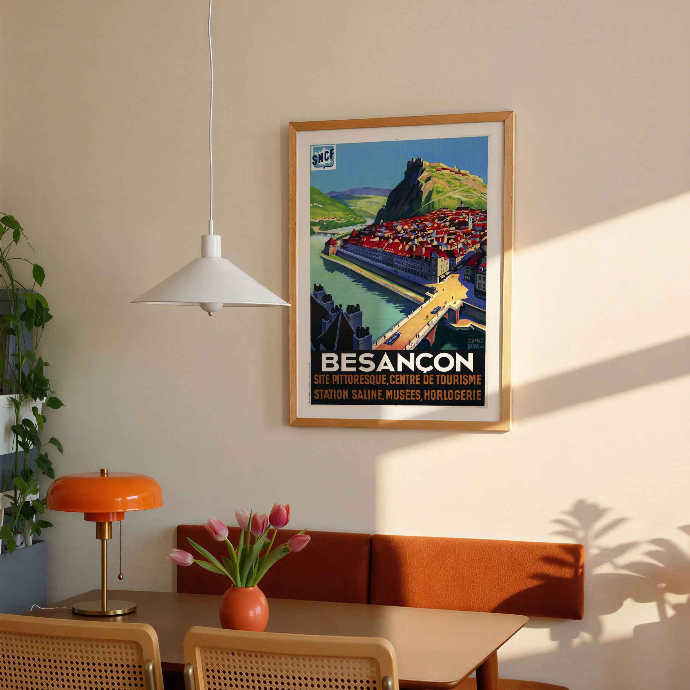 Besancon Travel Poster Print