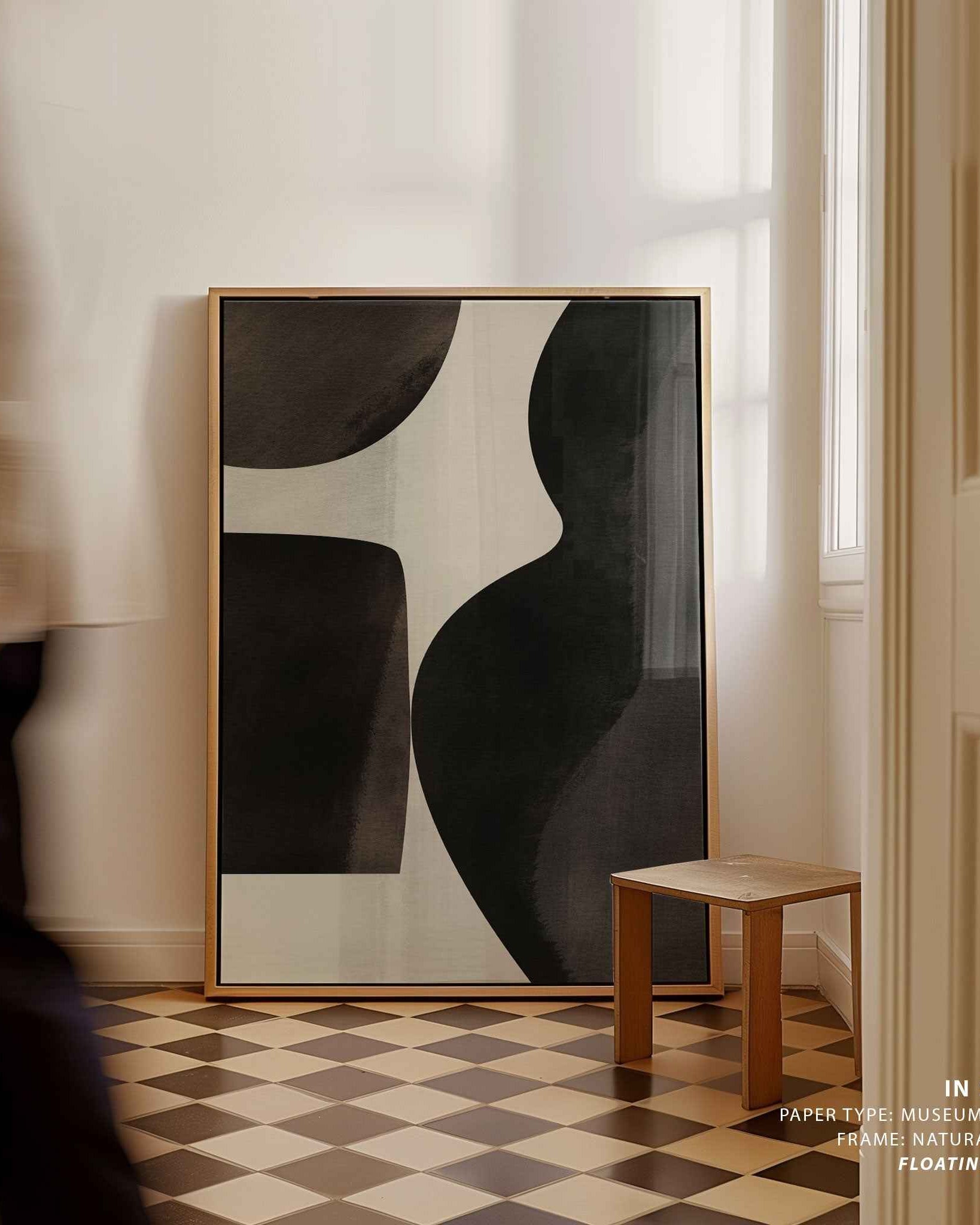 Black Abstract Collage