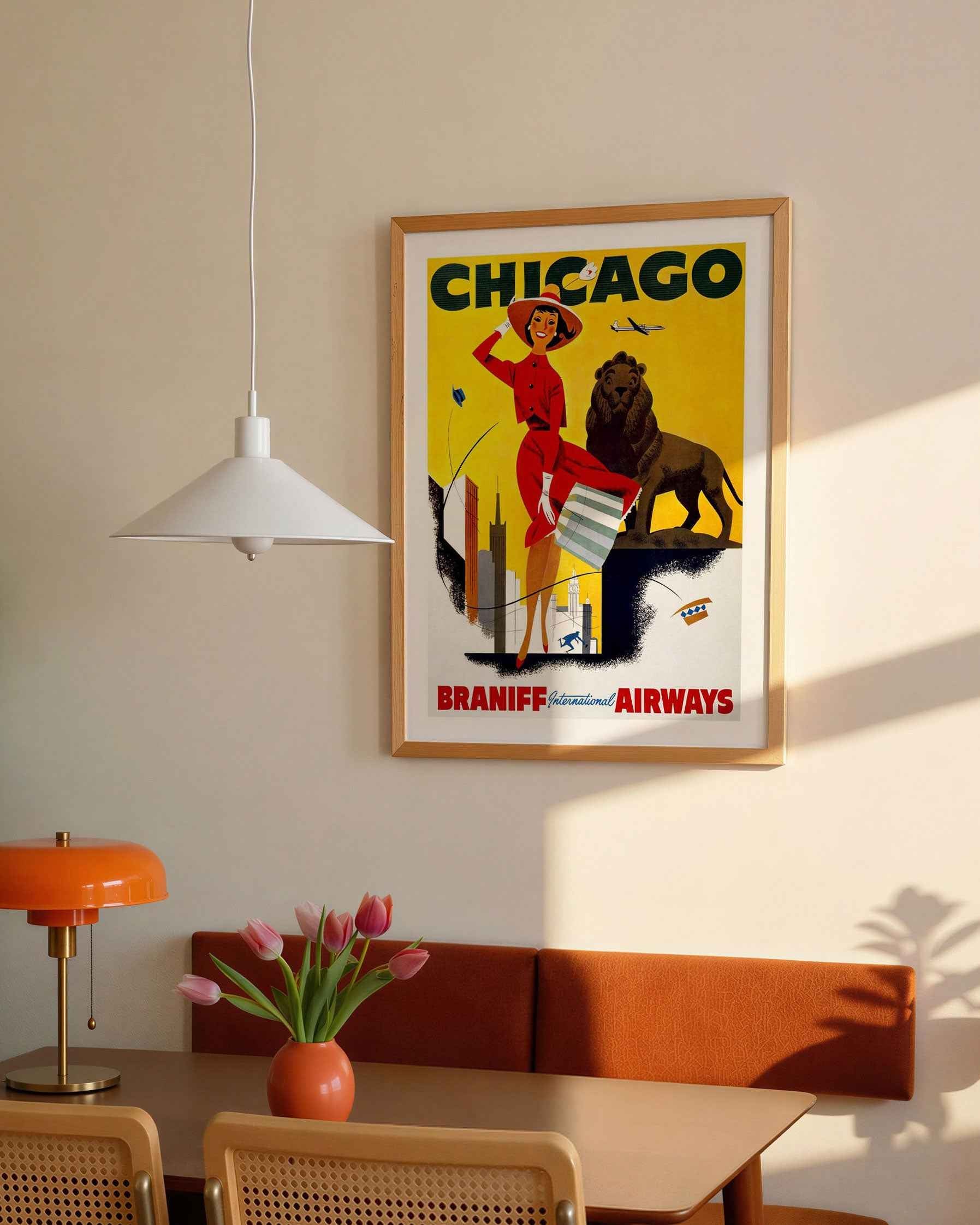 Braniff Travel Poster Print