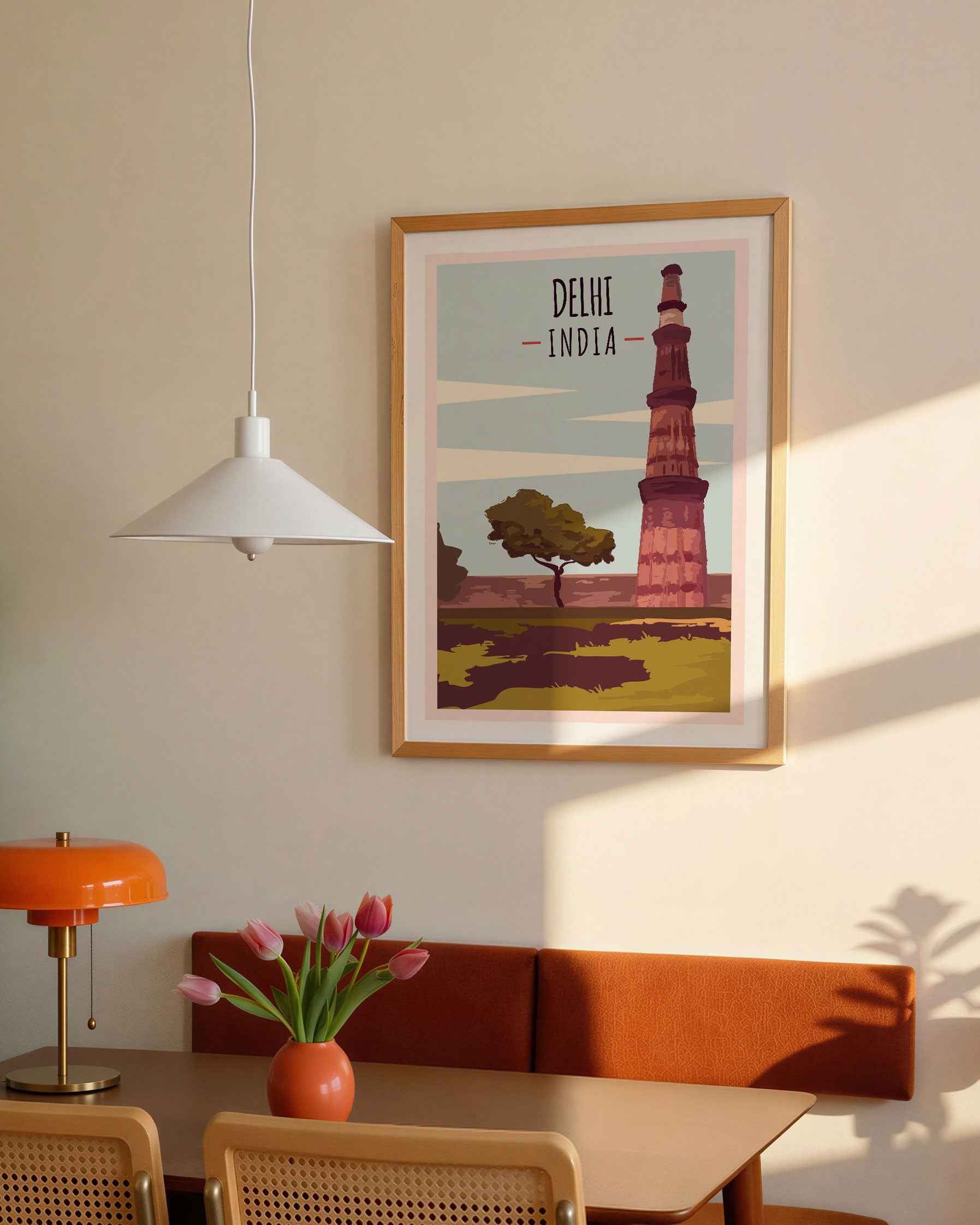 Delhi Travel Poster Print